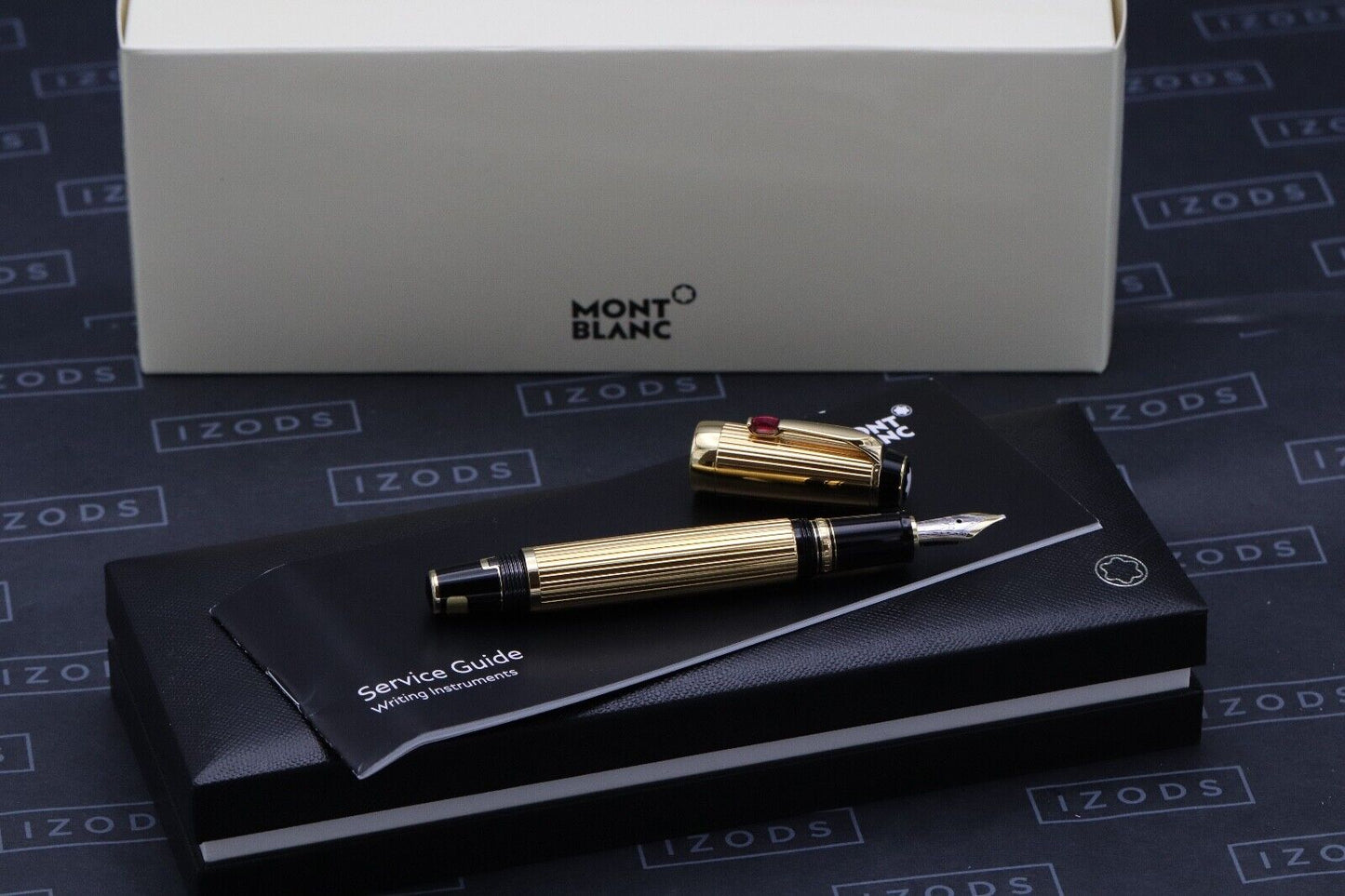 Montblanc Boheme Rouge Gold-Plated Fountain Pen - UNUSED - Broad Nib image 0