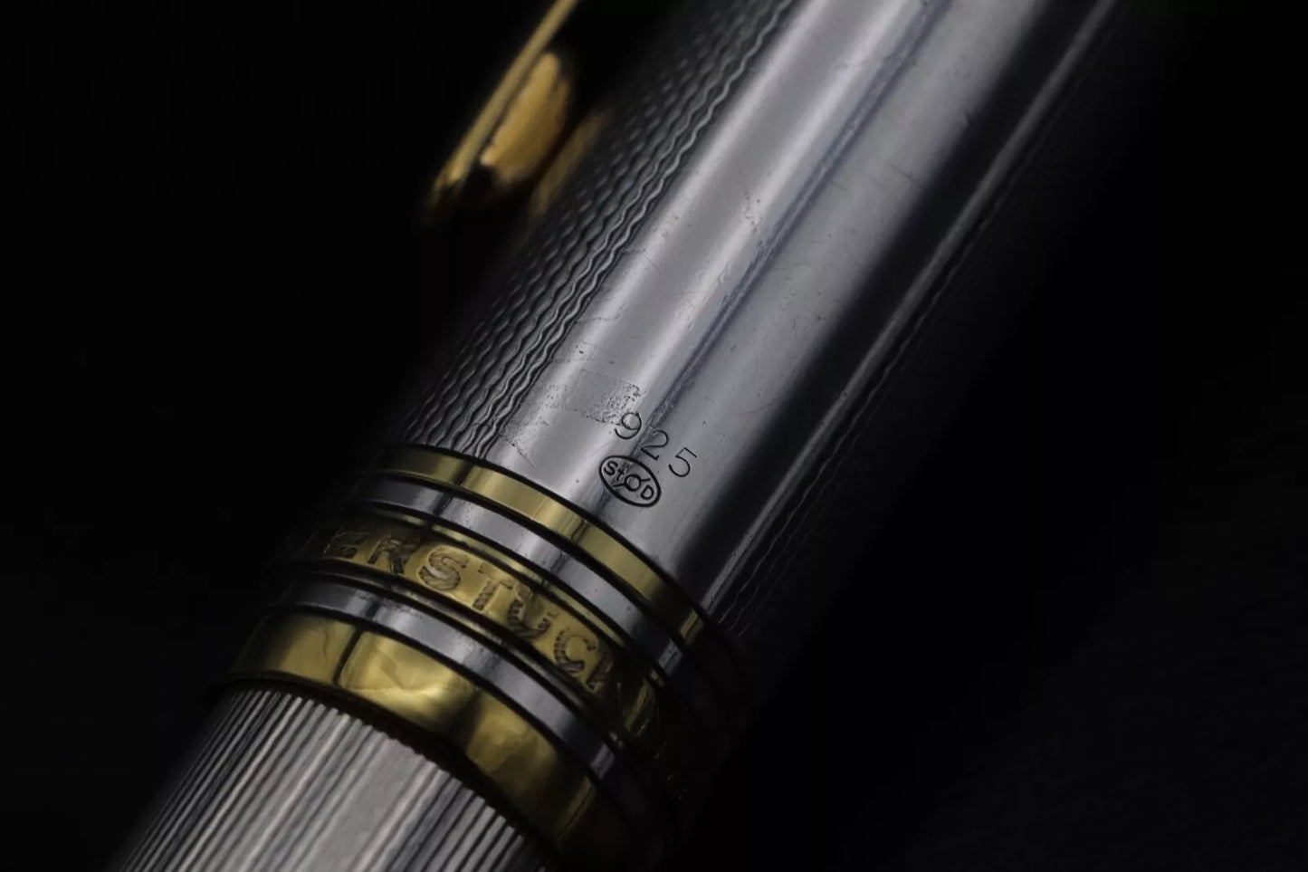 Montblanc Meisterstuck 146 LeGrand Barley Sterling Silver Fountain Pen - 1991-92 image 5