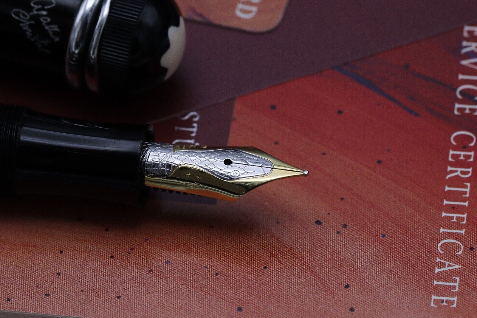 Montblanc Writers Edition Agatha Christie Fountain Pen - Fine Nib image 2