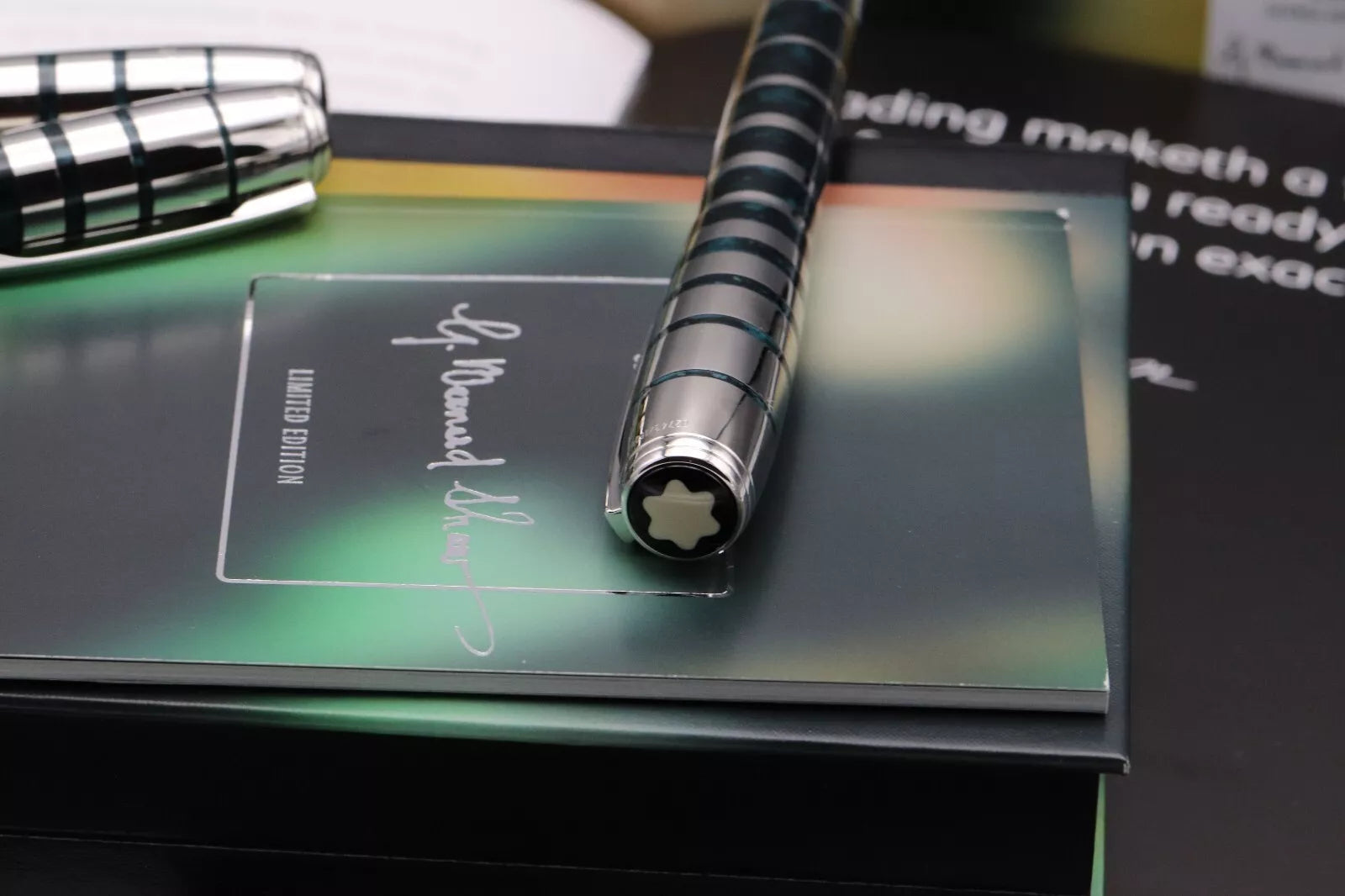 Montblanc Writers Edition George Bernard Shaw FP, BP, MP Set - UNUSED image 7