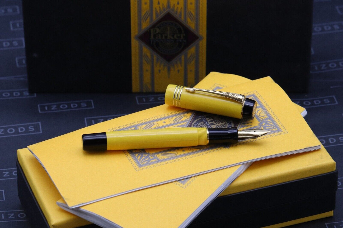 Parker Duofold Centennial Mandarin Yellow Limited Edition Fountain Pen image 0