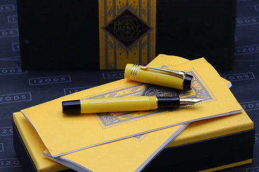 Parker Duofold Centennial Mandarin Yellow Limited Edition Fountain Pen image 0