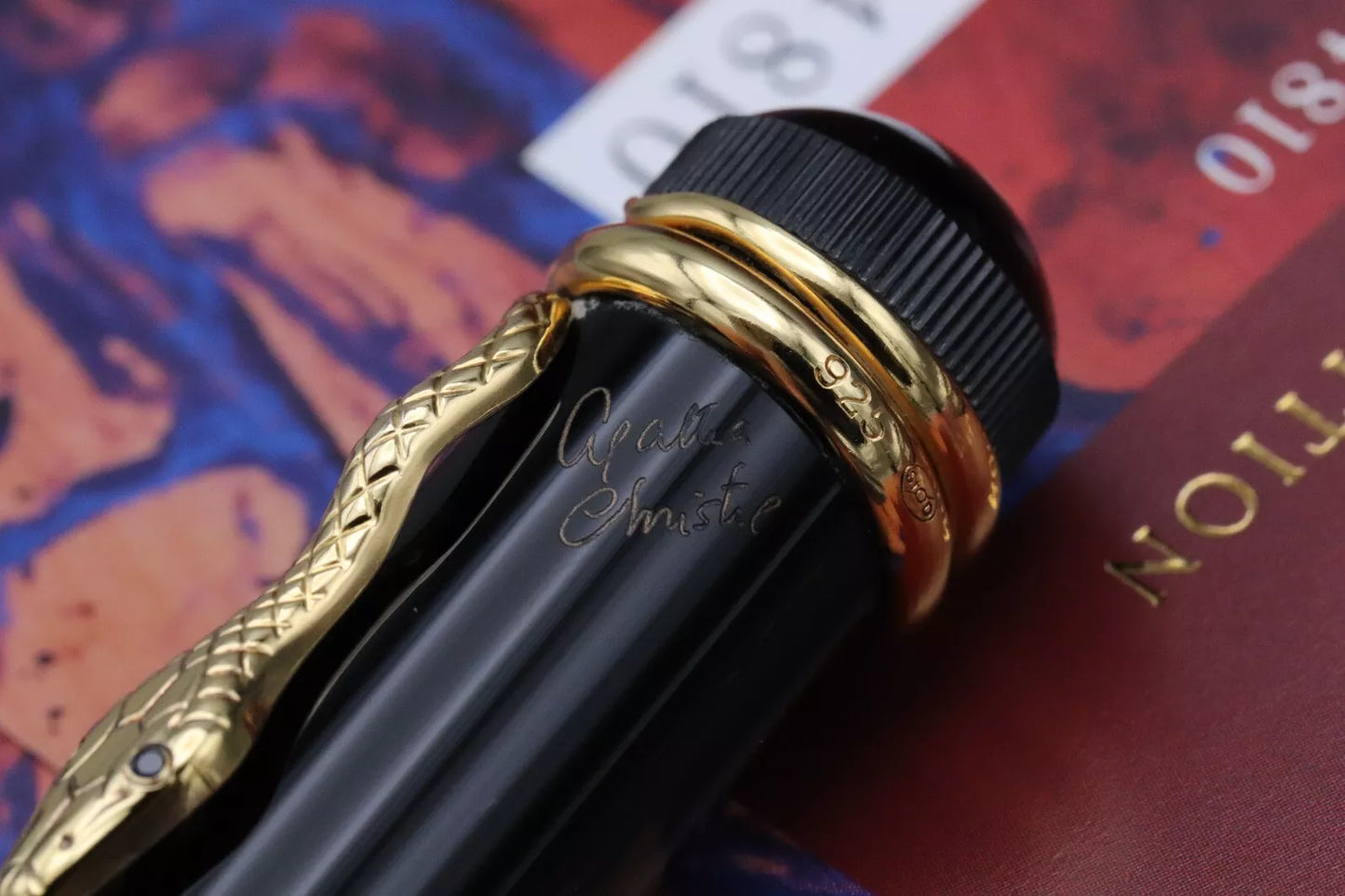 Montblanc Writers Edition Agatha Christie Vermeil Fountain Pen - DIPPED image 5