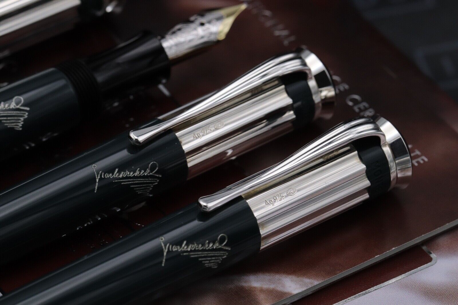 Montblanc Charles Dickens Writers Edition FP, BP, MP Set - UNUSED image 2