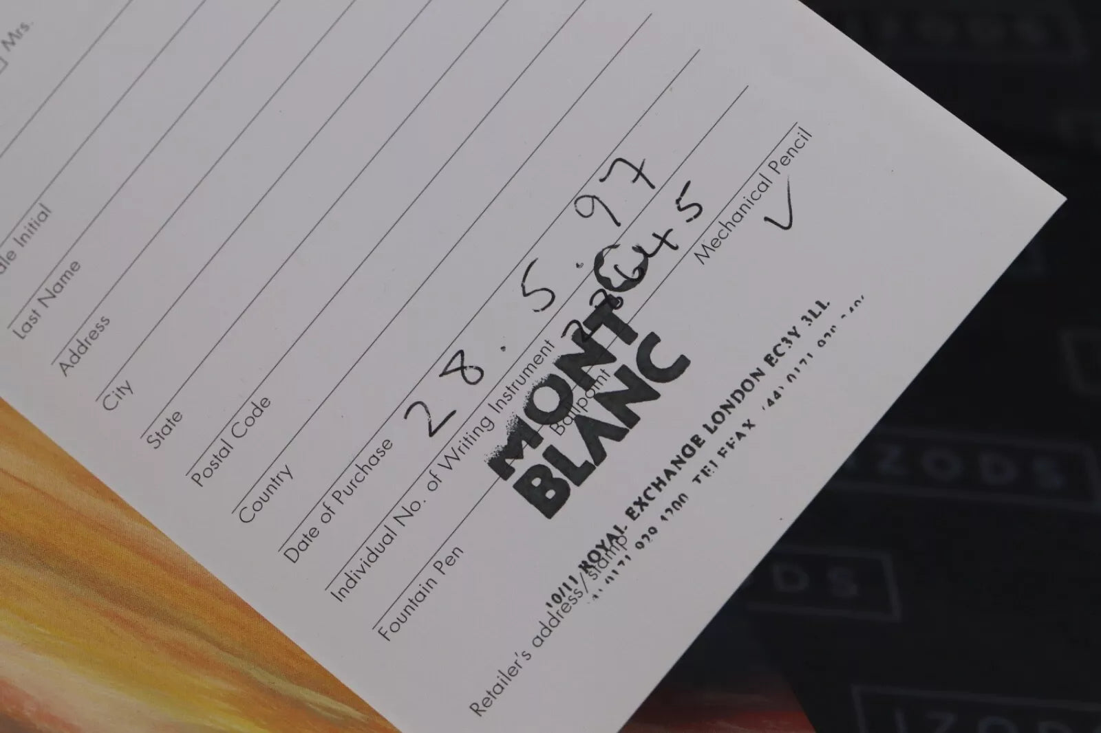 Montblanc Writers Edition Alexandre Dumas (Father) Mechanical Pencil image 3