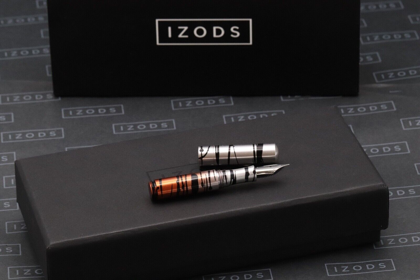 Schon DSGN Pocket Six Tiger Stripe Fountain Pen image 0