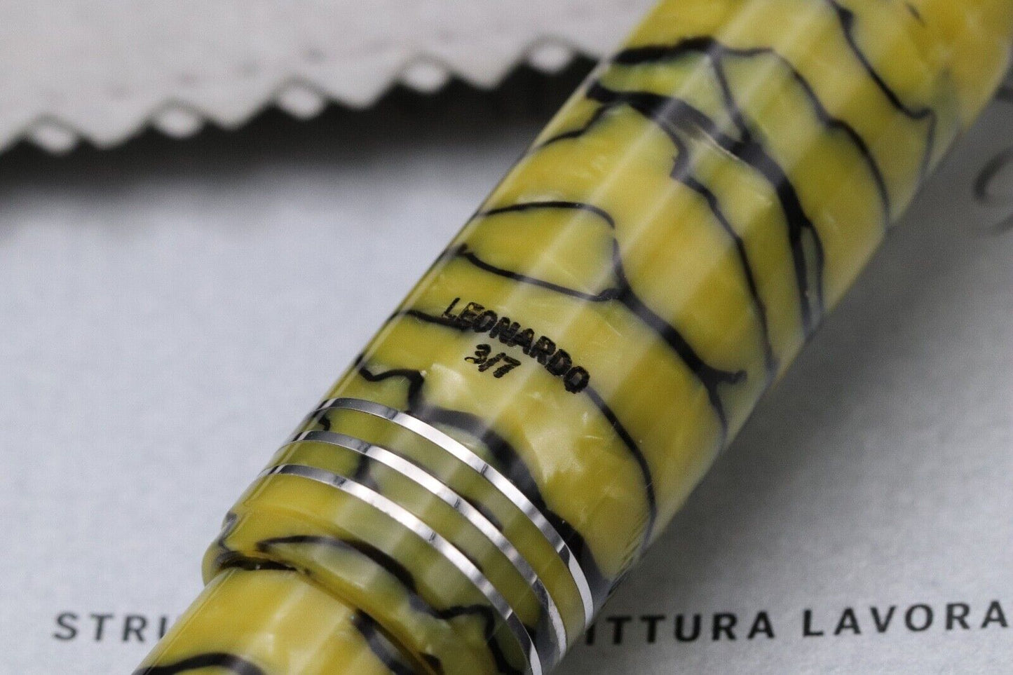 Leonardo Pompeii Celluloid LE7 Fountain Pen - #6 La Fenice Nib image 5