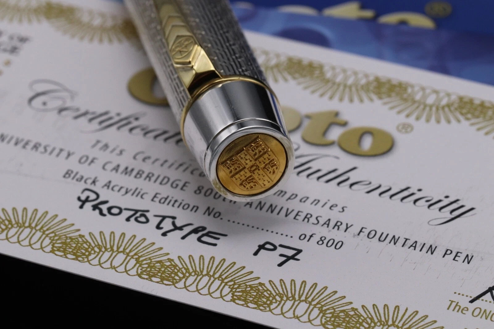 Onoto University of Cambridge Silver Prototype Limited Edition Fountain Pen image 10