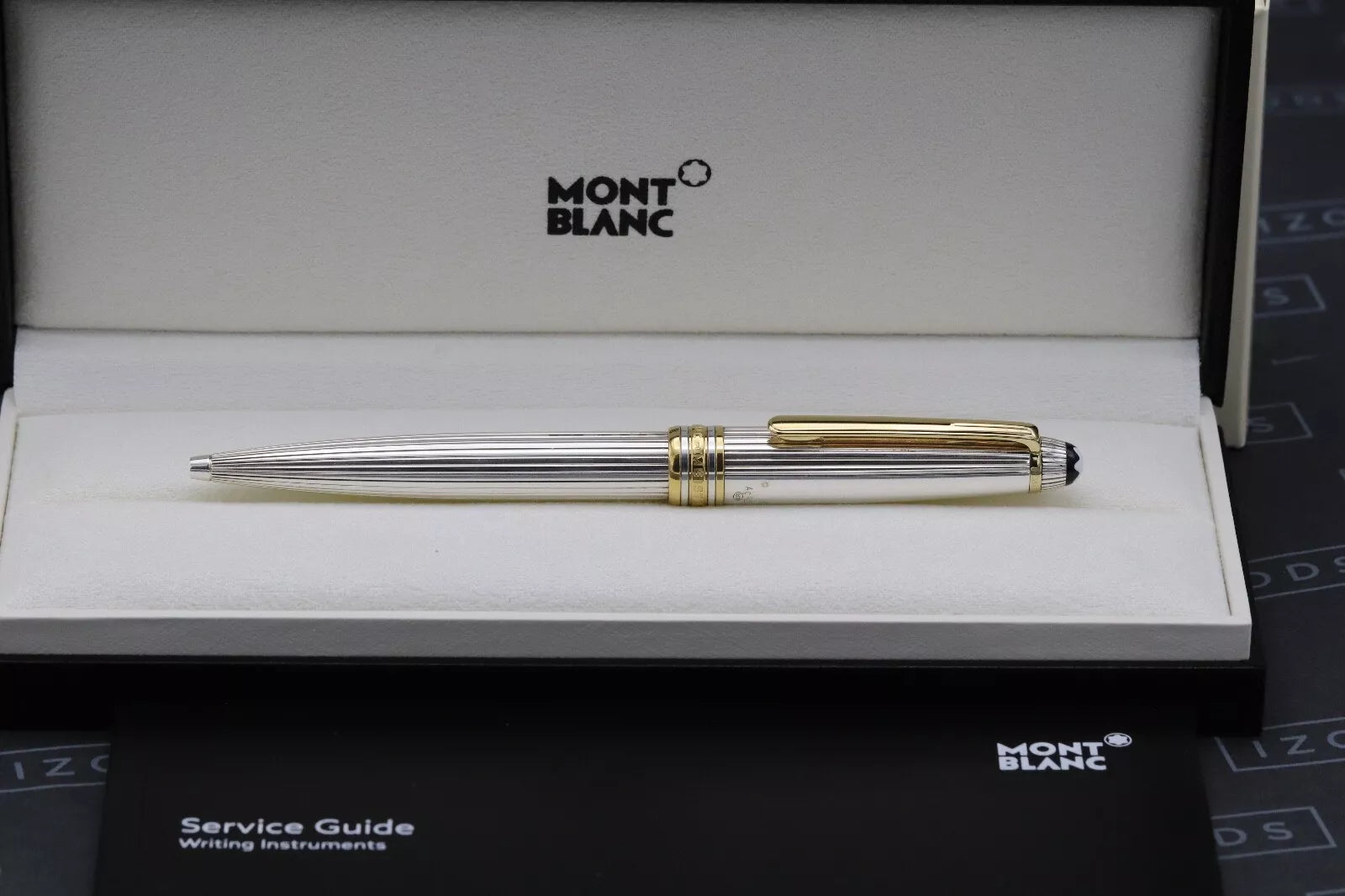 Montblanc Meisterstuck Classique AG925 Pinstripe Ballpoint Pen - Serviced by MB image 7