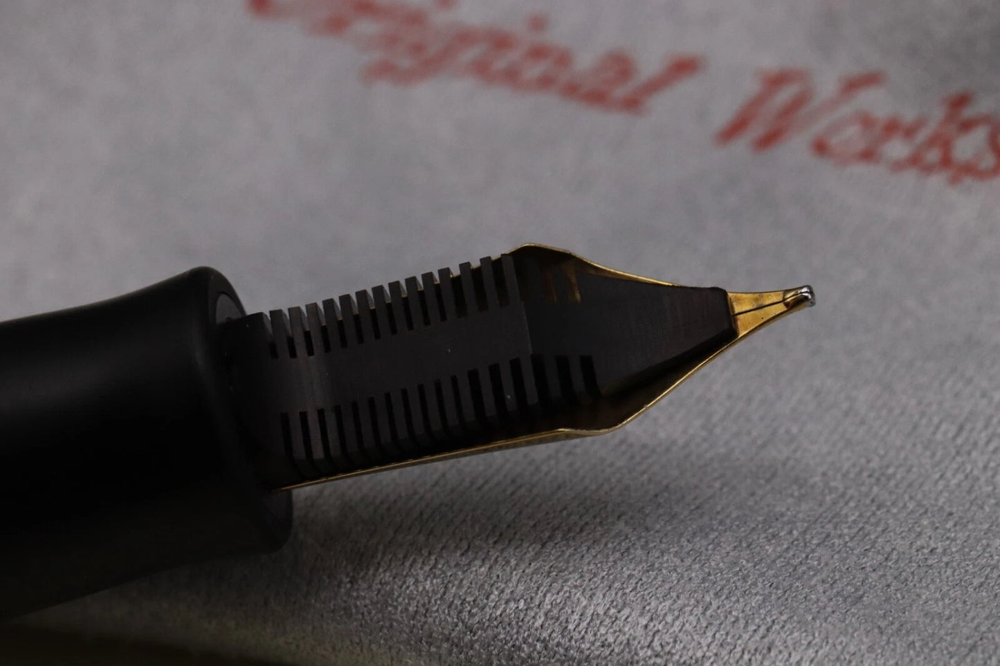 Danitrio Baby Sho-Genkai Raw Ebonite LE12 Eyedropper Fountain Pen - #8 Nib image 7