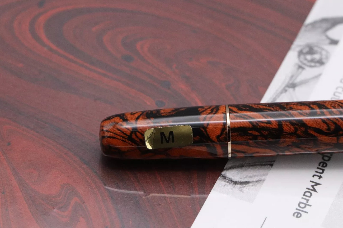 Montblanc Heritage Serpent Marble ‘Gift of Writing’ Fountain Pen Set – UNUSED image 7