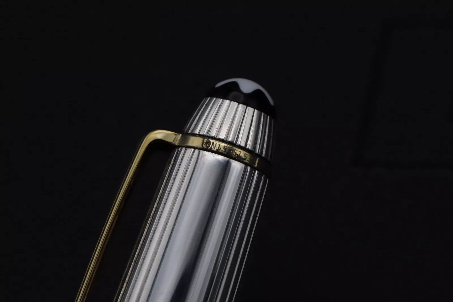 Montblanc Meisterstück 114 Mozart AG925 Solitaire Pinstripe Fountain Pen image 6