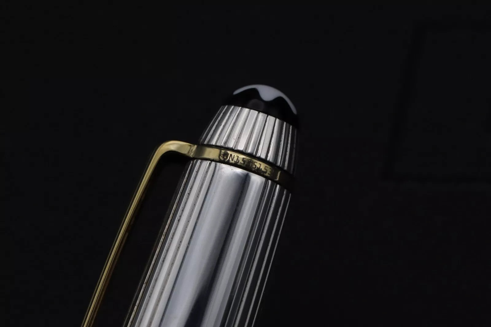 Montblanc Meisterstück 114 Mozart AG925 Solitaire Pinstripe Fountain Pen image 6