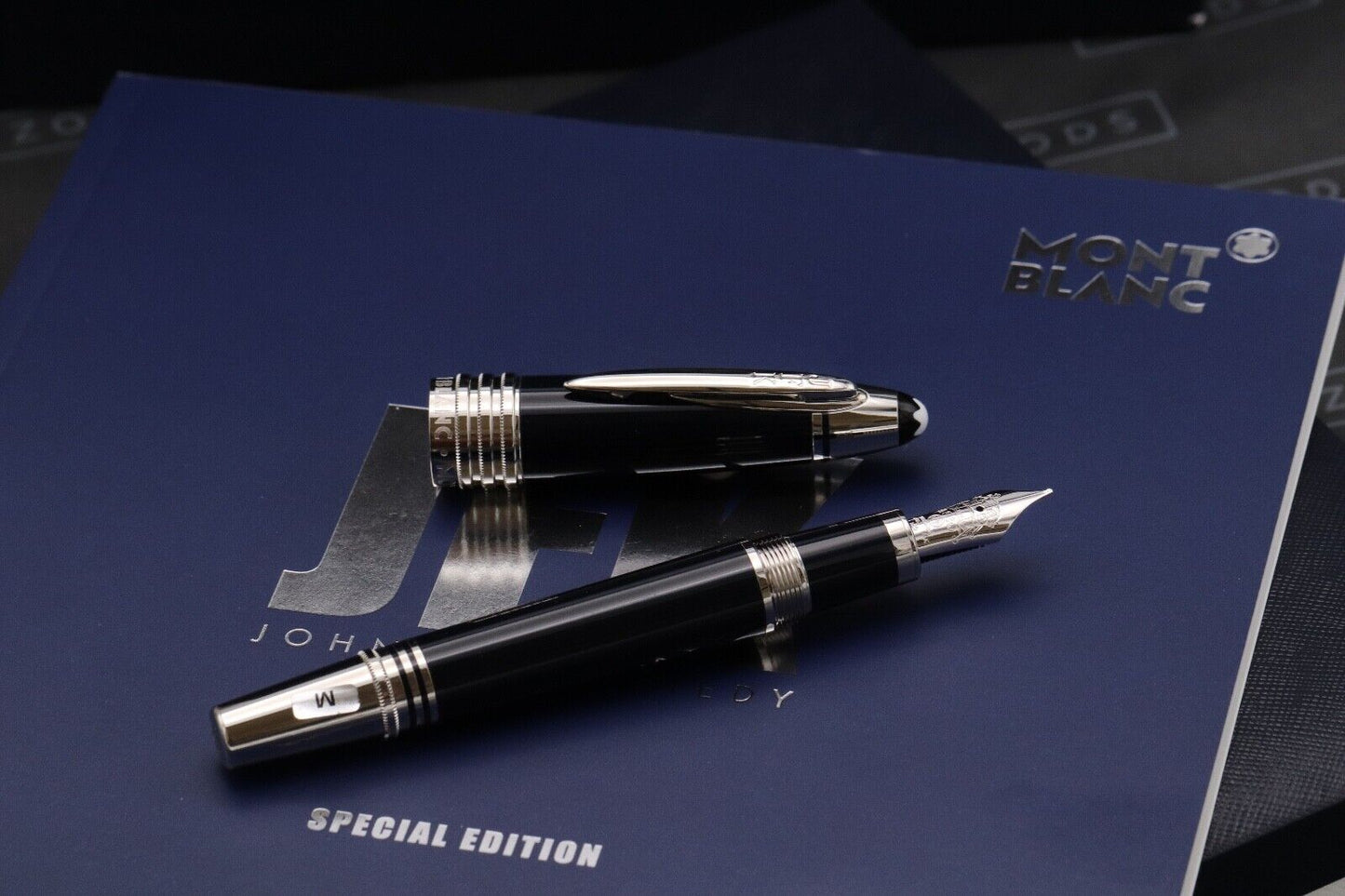 Montblanc Great Characters John F. Kennedy JFK Blue SE Fountain Pen - INKED ONCE image 1