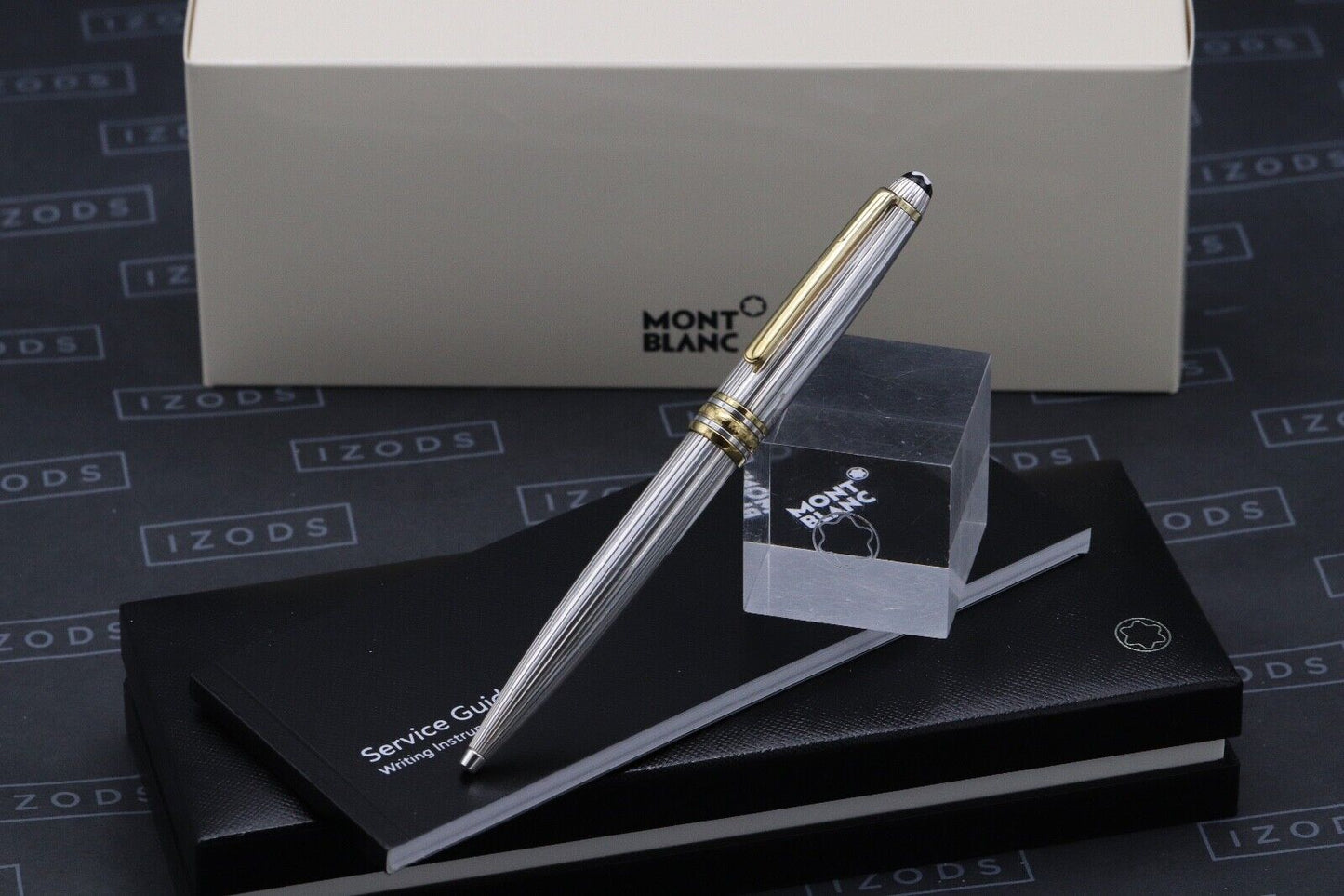 Montblanc Meisterstuck Classique AG925 Pinstripe Ballpoint Pen - Serviced by MB image 0