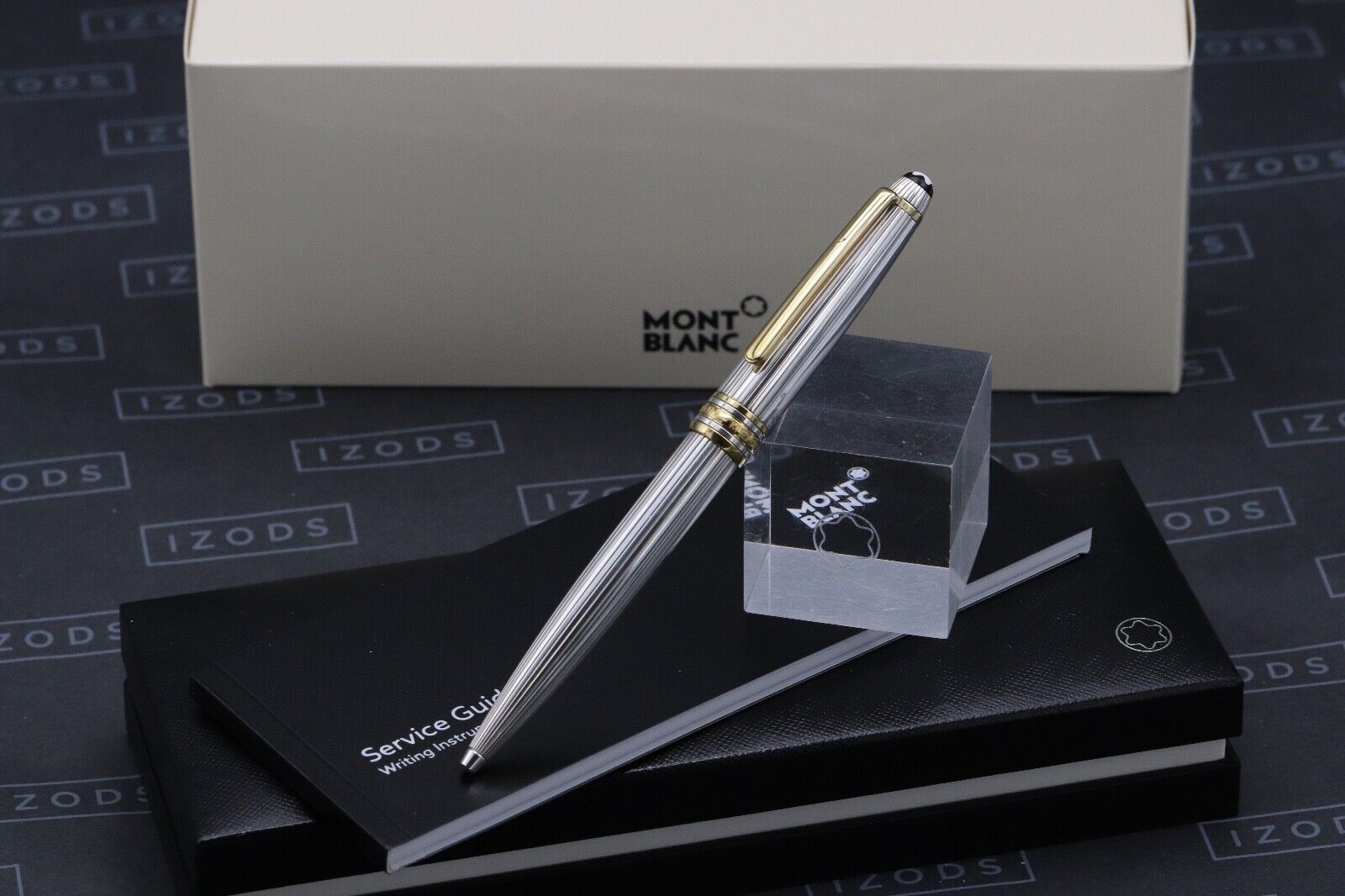 Montblanc Meisterstuck Classique AG925 Pinstripe Ballpoint Pen - Serviced by MB image 0