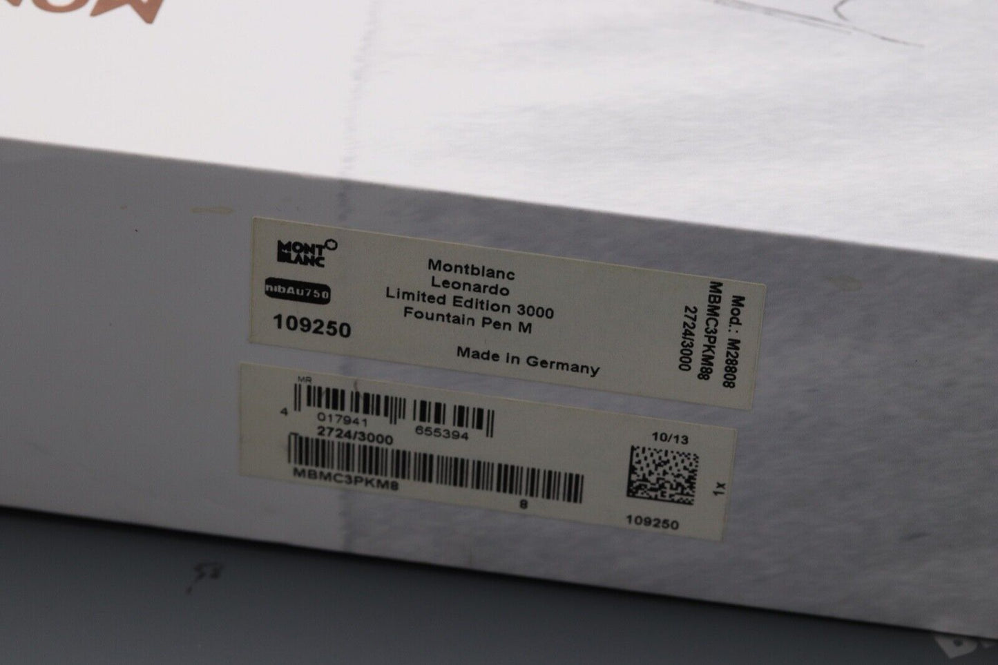 Montblanc Great Characters Leonardo da Vinci 3000 LE Fountain Pen - UNUSED image 11