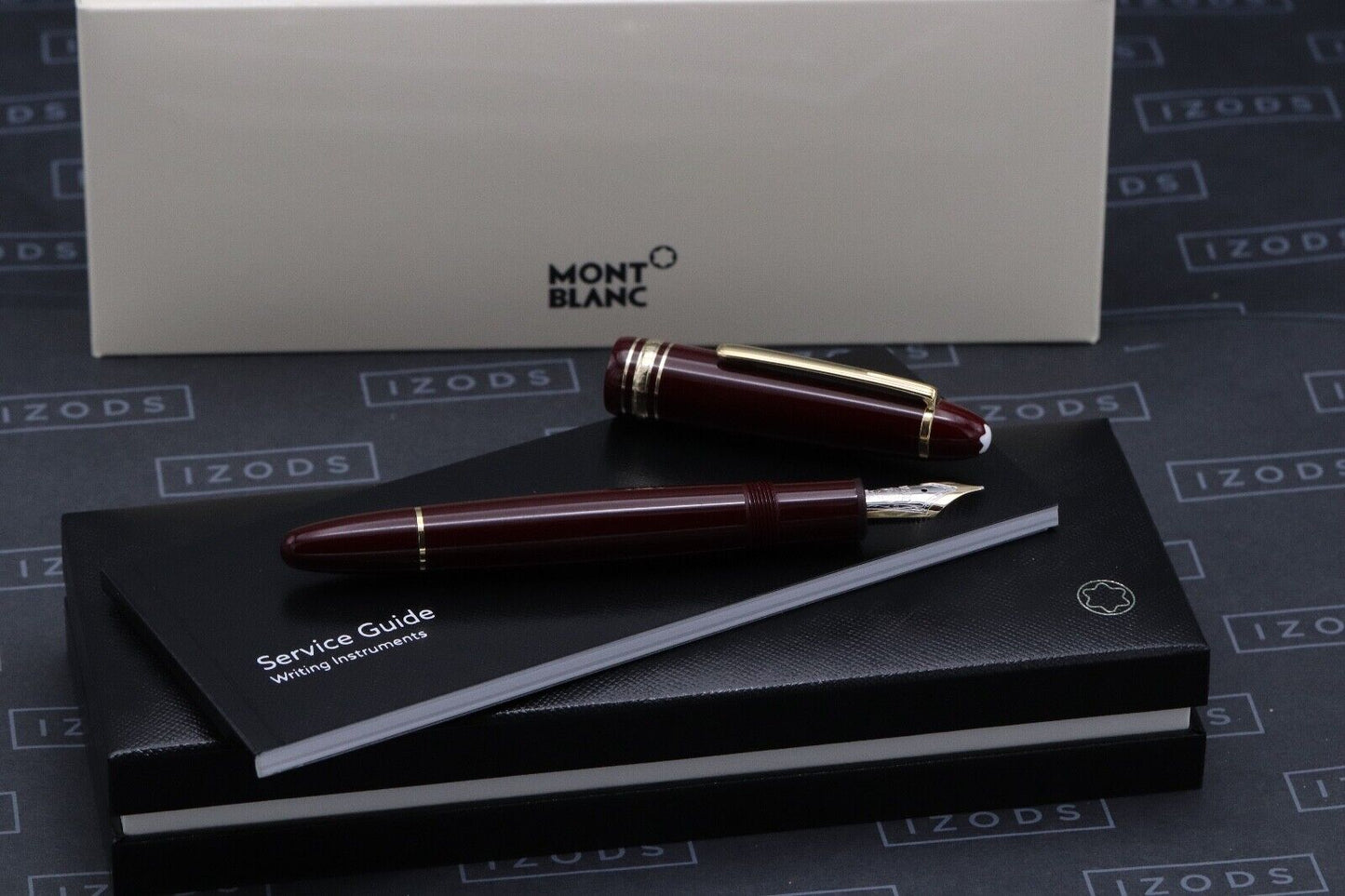 Montblanc Meisterstuck 147 Traveller Bordeaux Fountain Pen image 0