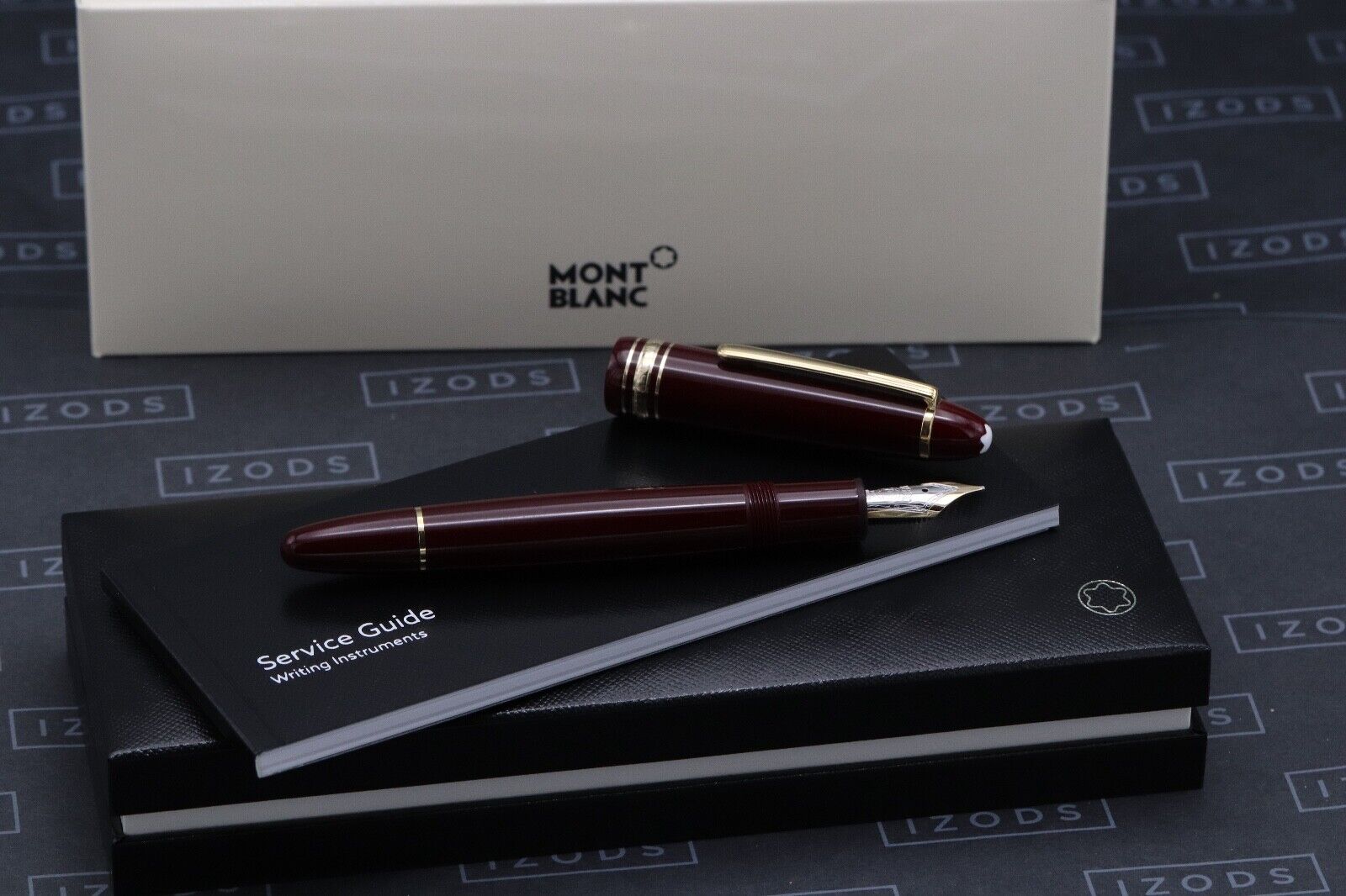Montblanc Meisterstuck 147 Traveller Bordeaux Fountain Pen image 0