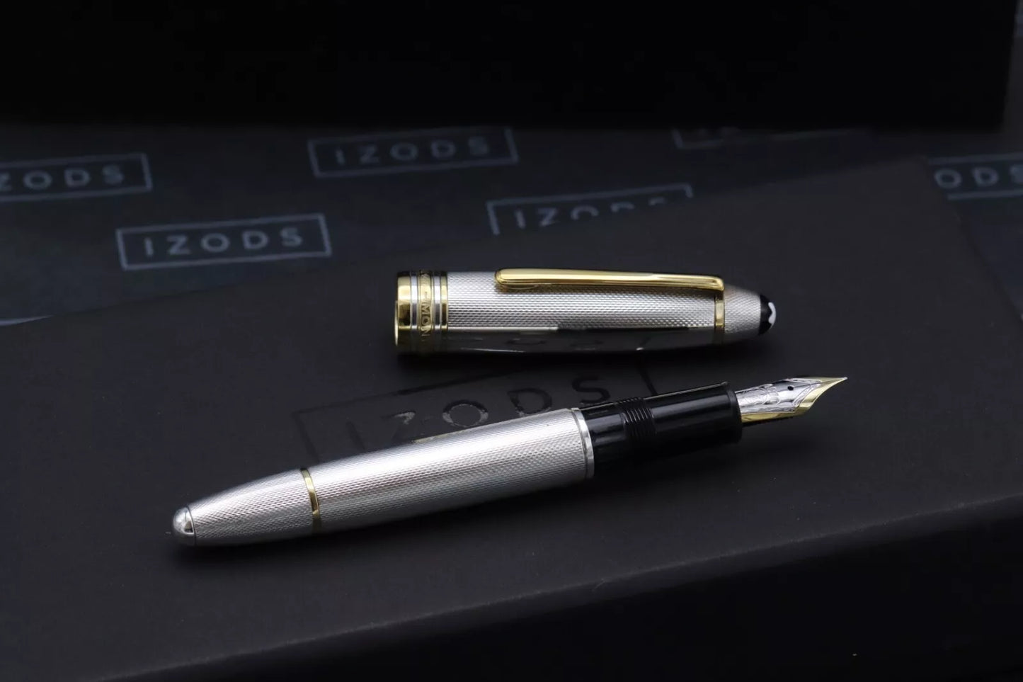 Montblanc Meisterstuck 146 LeGrand Barley Sterling Silver Fountain Pen - 1991-92 image 1