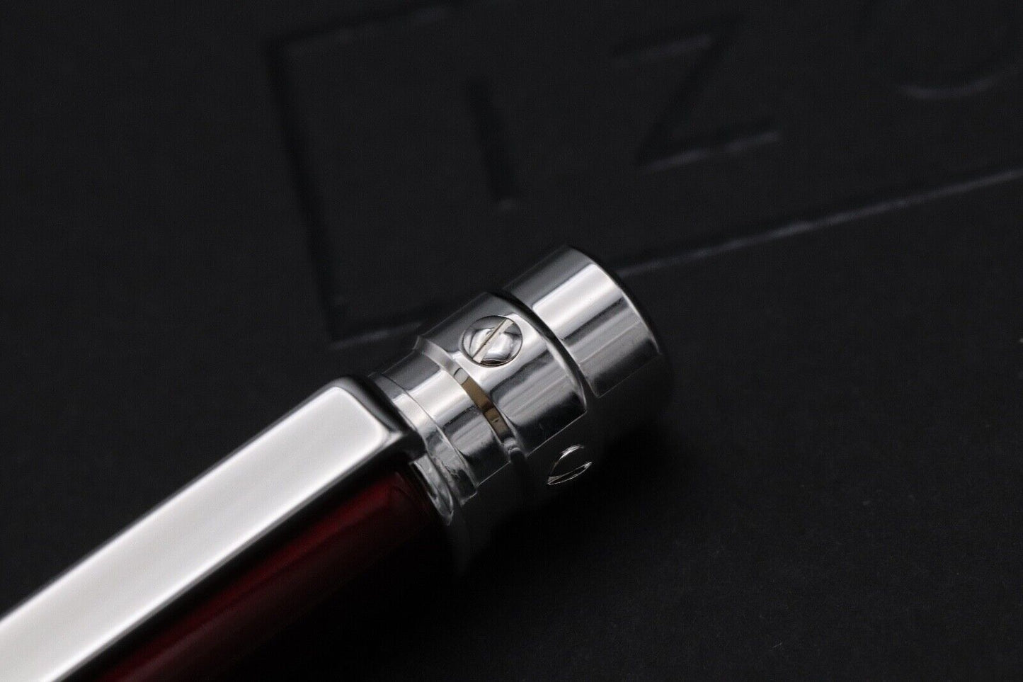 Cartier Santos de Cartier Burgundy Ballpoint Pen image 3