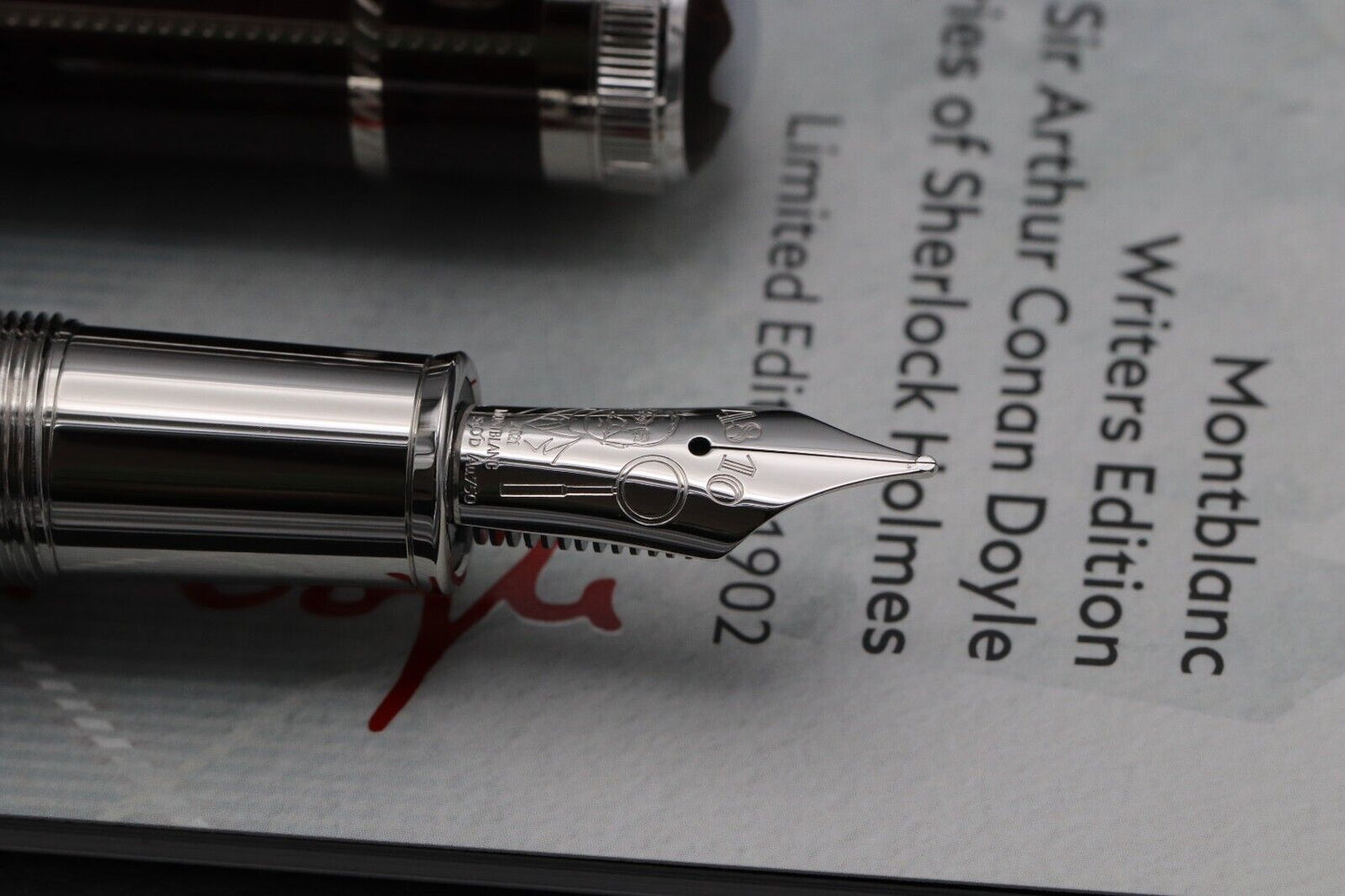 Montblanc Writers Edition Sir Arthur Conan Doyle 1902 Fountain Pen - UNUSED image 2