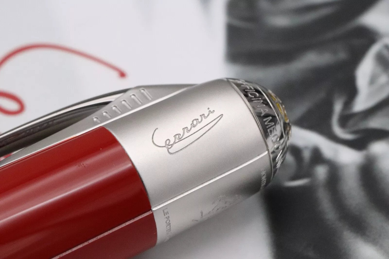 Montblanc Great Characters Enzo Ferrari Special Edition Fountain Pen - DIPPED image 5