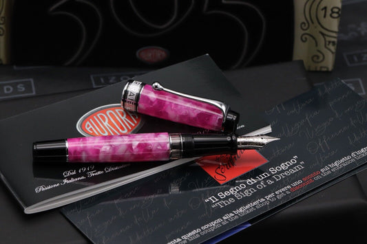 Aurora Optima 365 Fuchsia Limited Edition Fountain Pen - EF Nib image 1