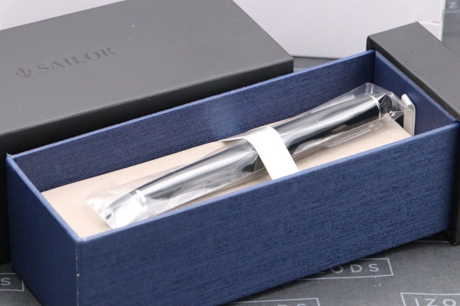 Sailor 1911L Black Rhodium Fountain Pen - MF Naginata Togi Nib - SEALED image 4