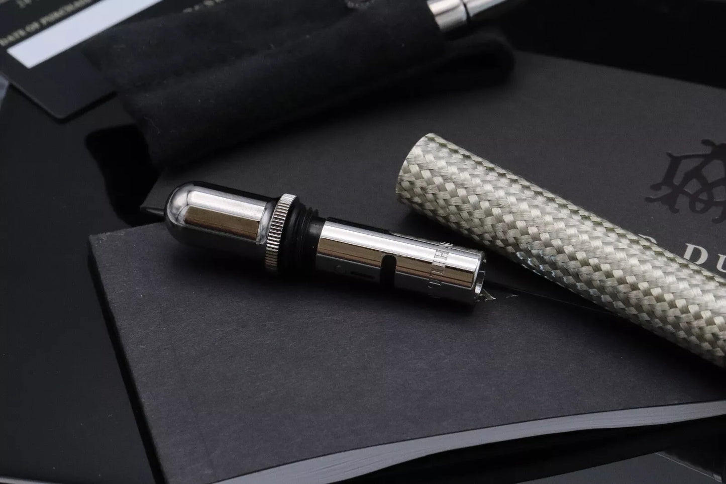 Dunhill Sentryman Explorer II Synthetic Crystal LE150 FP, BP, MP - UNUSED image 6