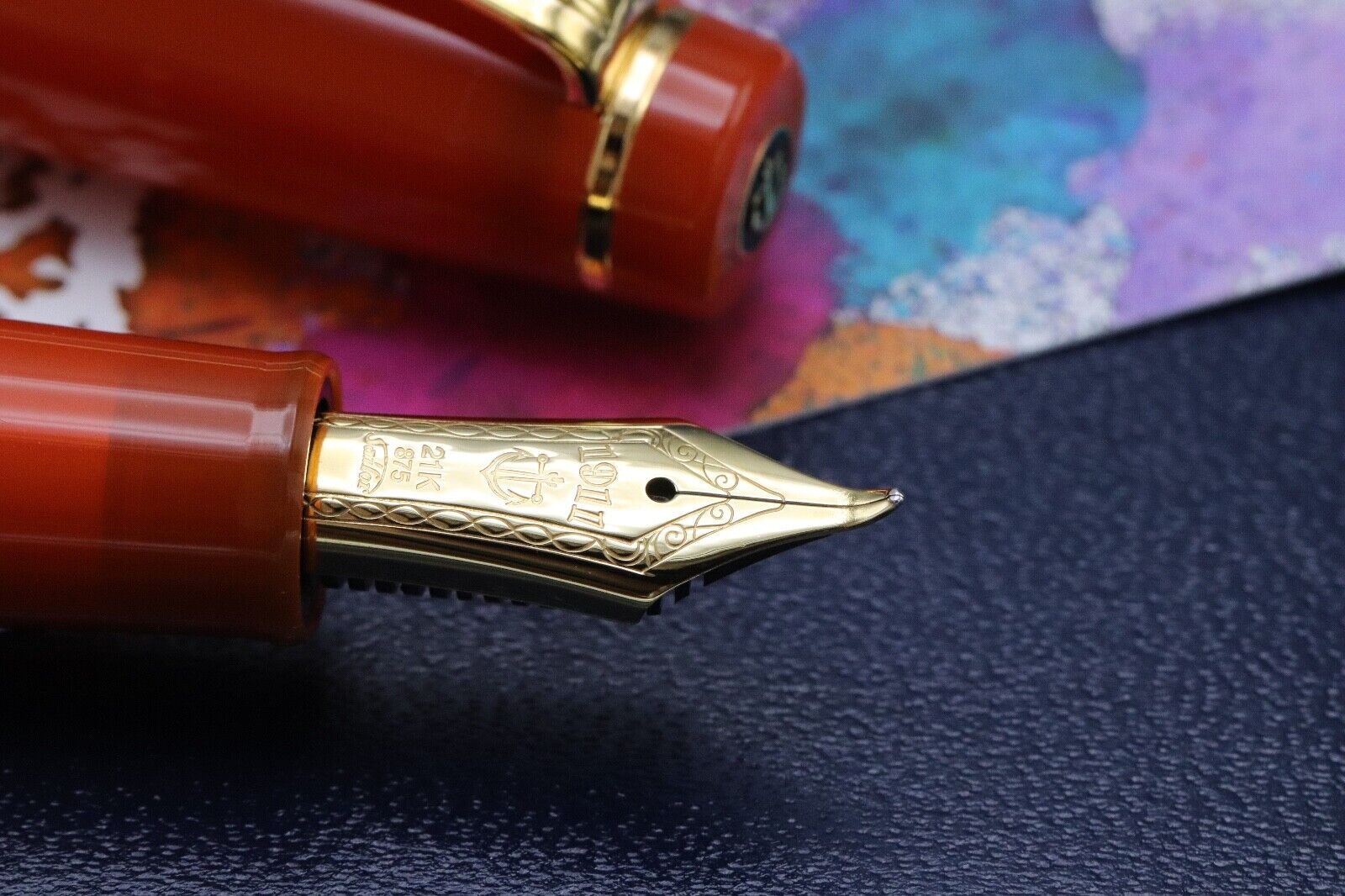 Sailor Pro Gear Elements Fire Special Edition Fountain Pen - Marc Bacas Fude Nib image 2