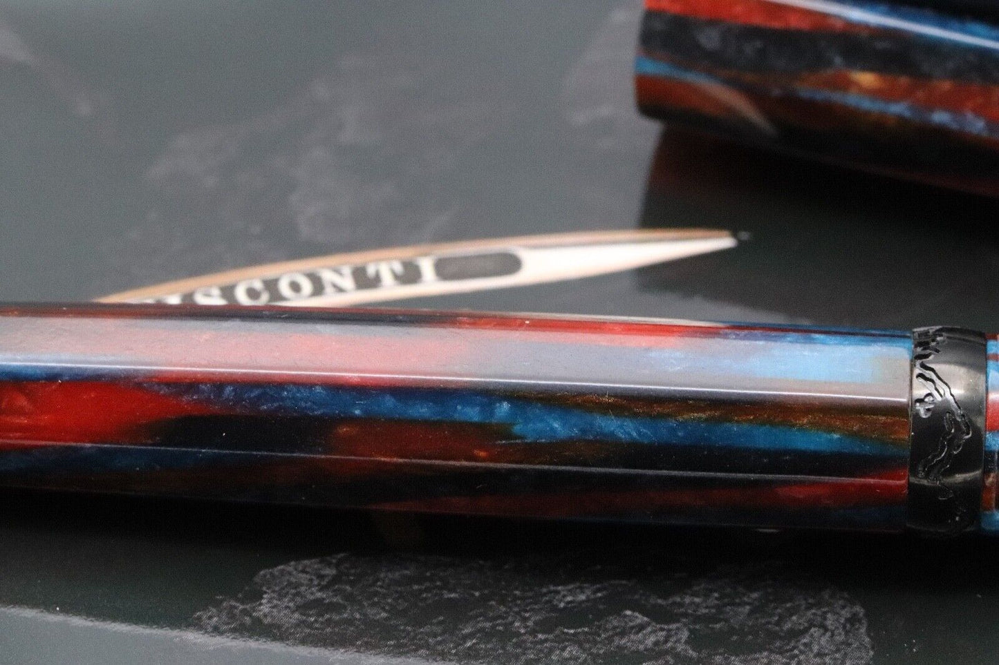 Visconti-Chatterley Southwest Celluloid Black DLC LE18 Fountain Pen image 3