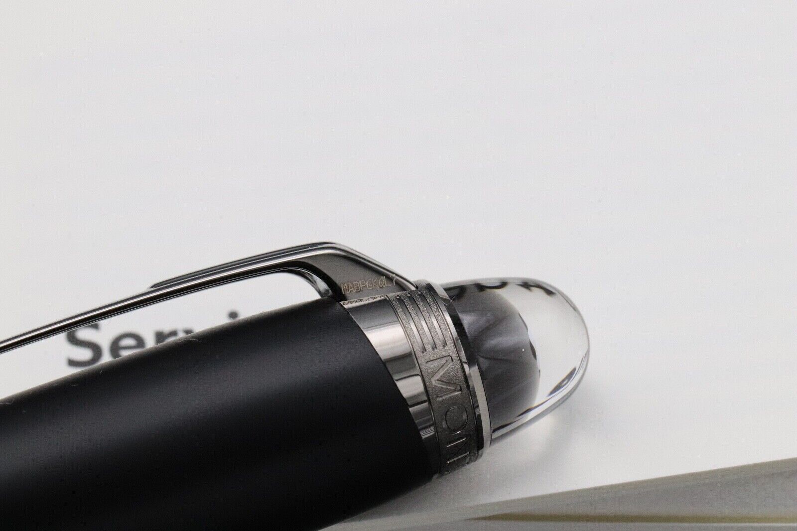Montblanc Starwalker Ultra Black Precious Resin Rollerball Pen - UNUSED image 3