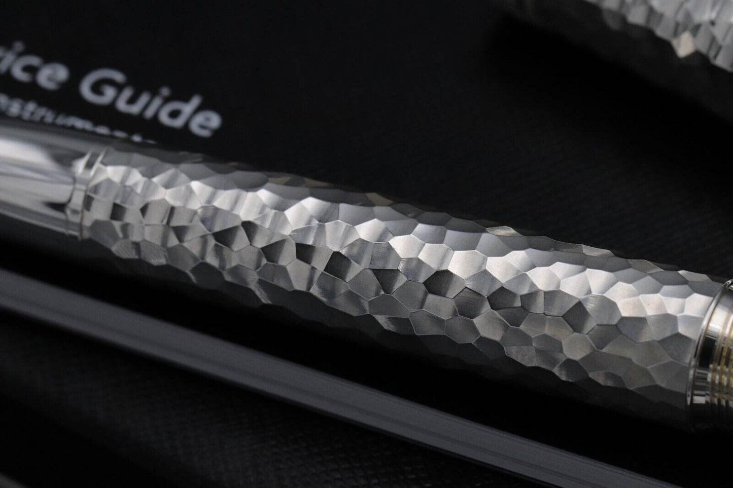 Montblanc Meisterstuck LeGrand Martele Silver Fountain Pen - EF - NEVER INKED image 3