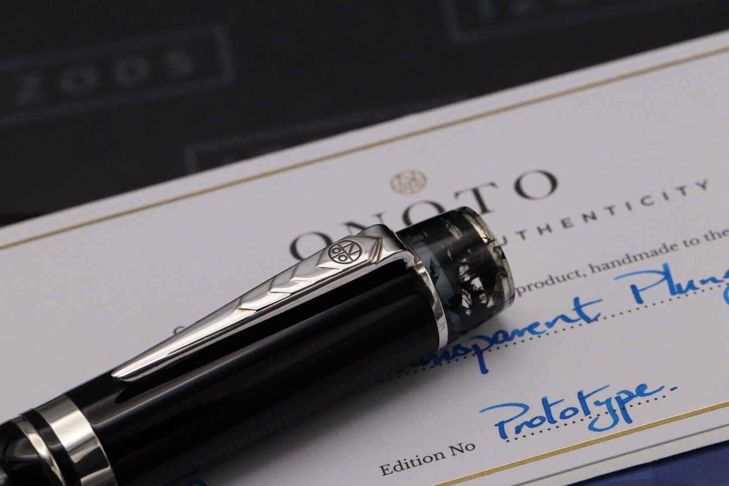 Onoto Magna Diffusion Demonstrator Prototype Fountain Pen - #8 18k B Nib image 6