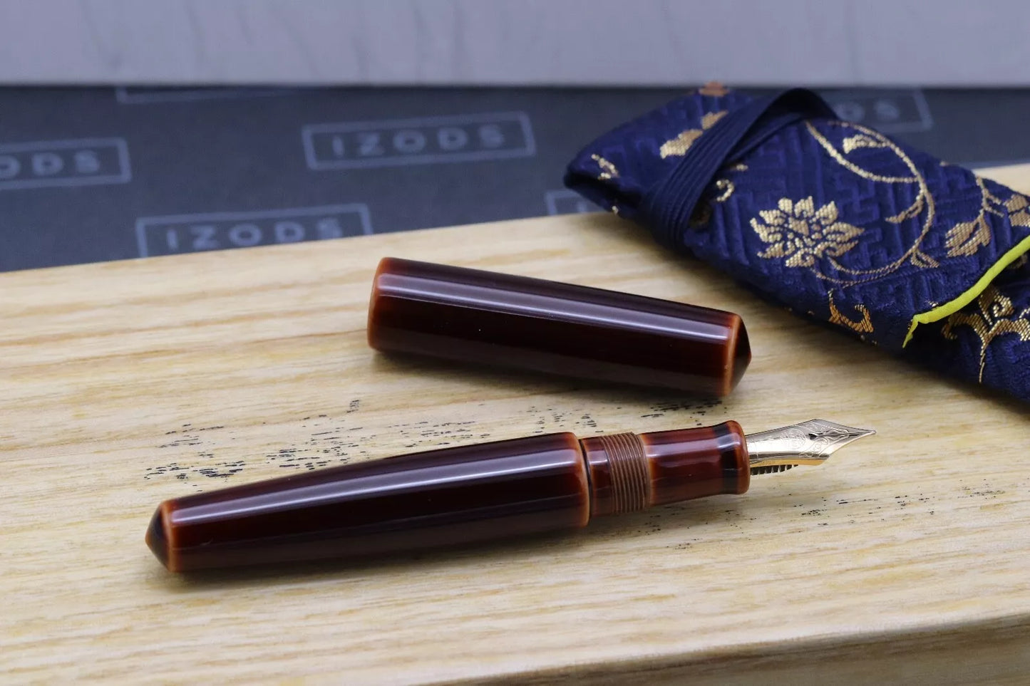 Nakaya Piccolo Cigar Toki-tamenuri Fountain Pen - UNUSED image 1
