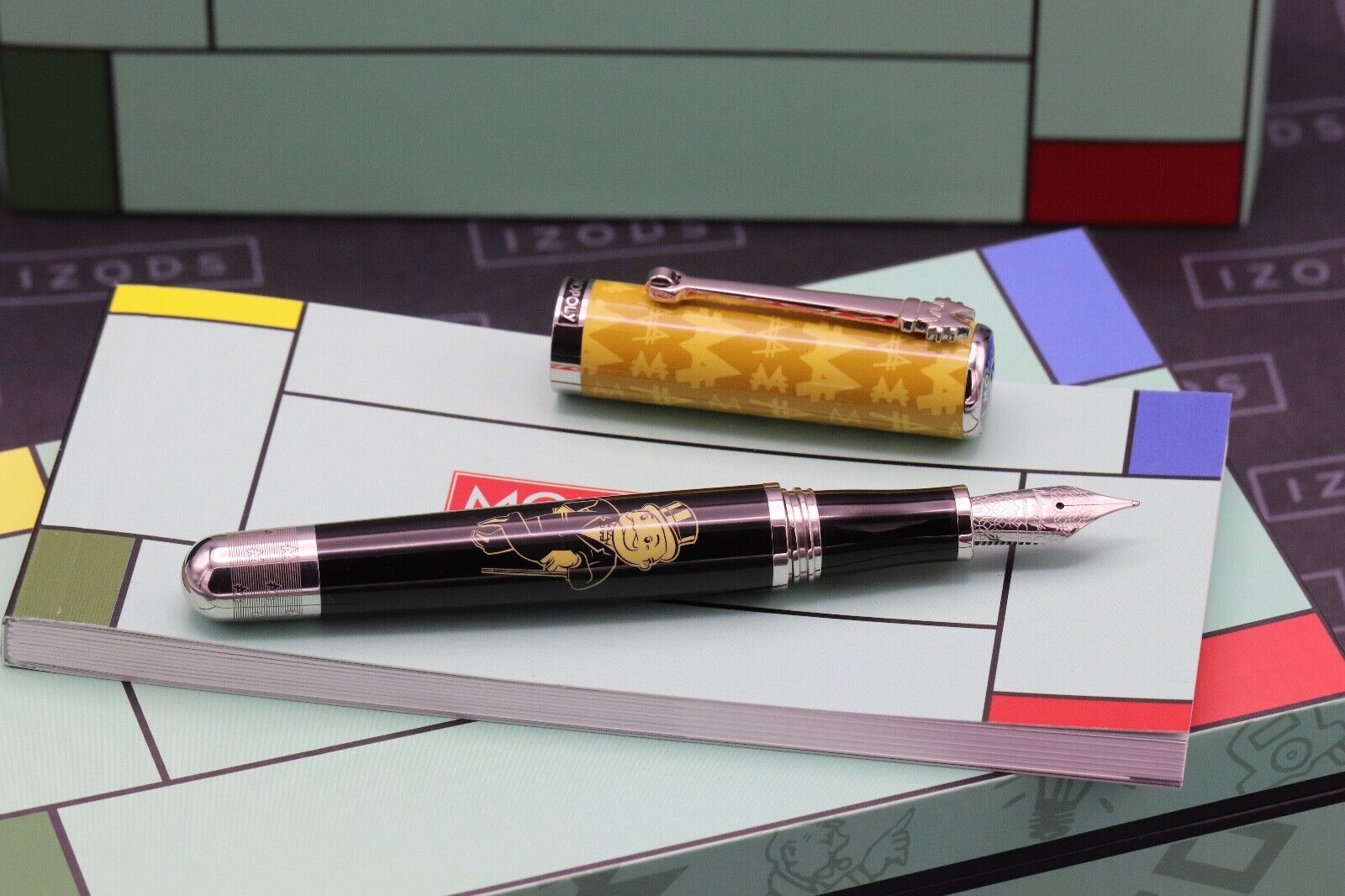 Montegrappa Monopoly Players Collection Tycoon Fountain Pen image 1