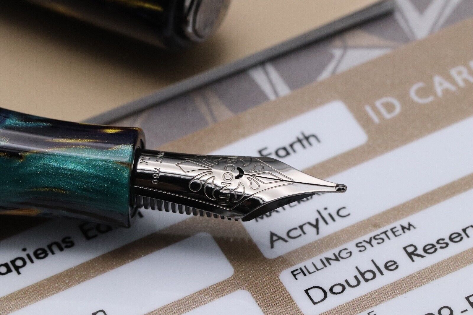 Visconti Homo Sapiens Earth Origins Earth Limited Edition Fountain Pen - UNUSED image 2