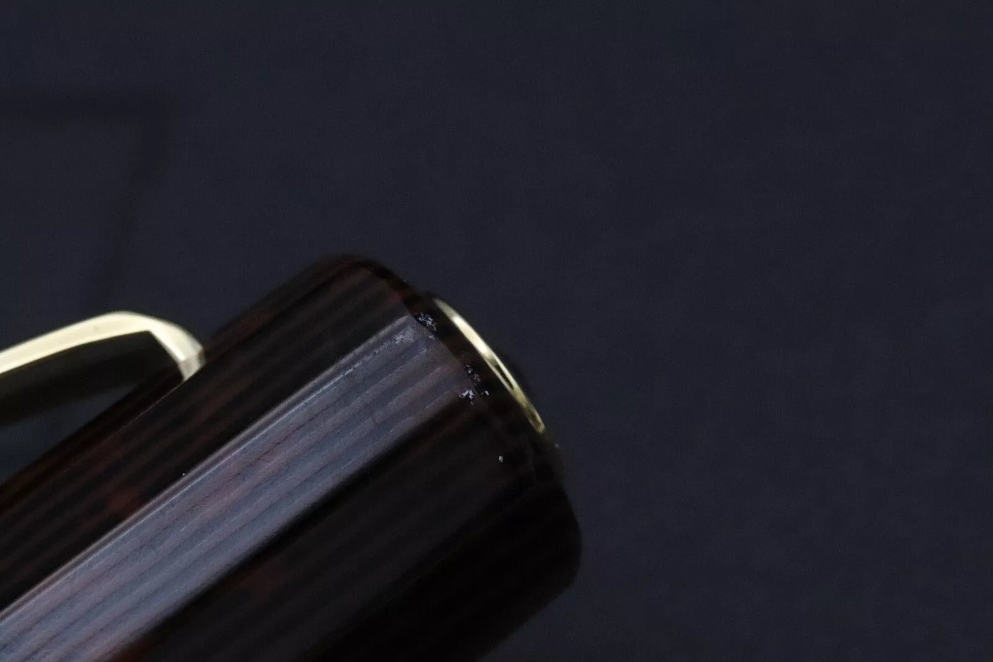 Omas Milord Arco Bronze Gold Trim Fountain Pen - Fine Nib image 6
