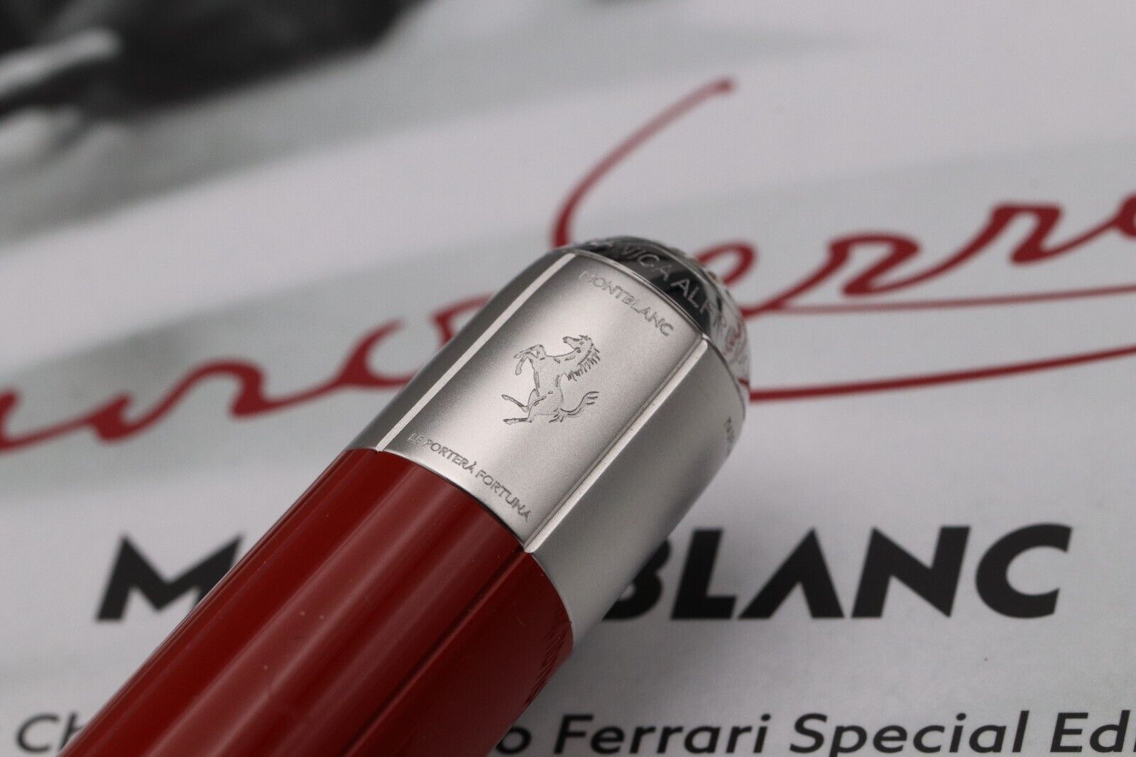 Montblanc Great Characters Enzo Ferrari Special Edition Rollerball Pen - UNUSED image 5