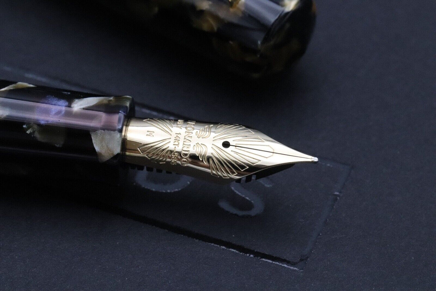 Leonardo Gioiellino Lever Filler Fellini Celluloid Fountain Pen image 2