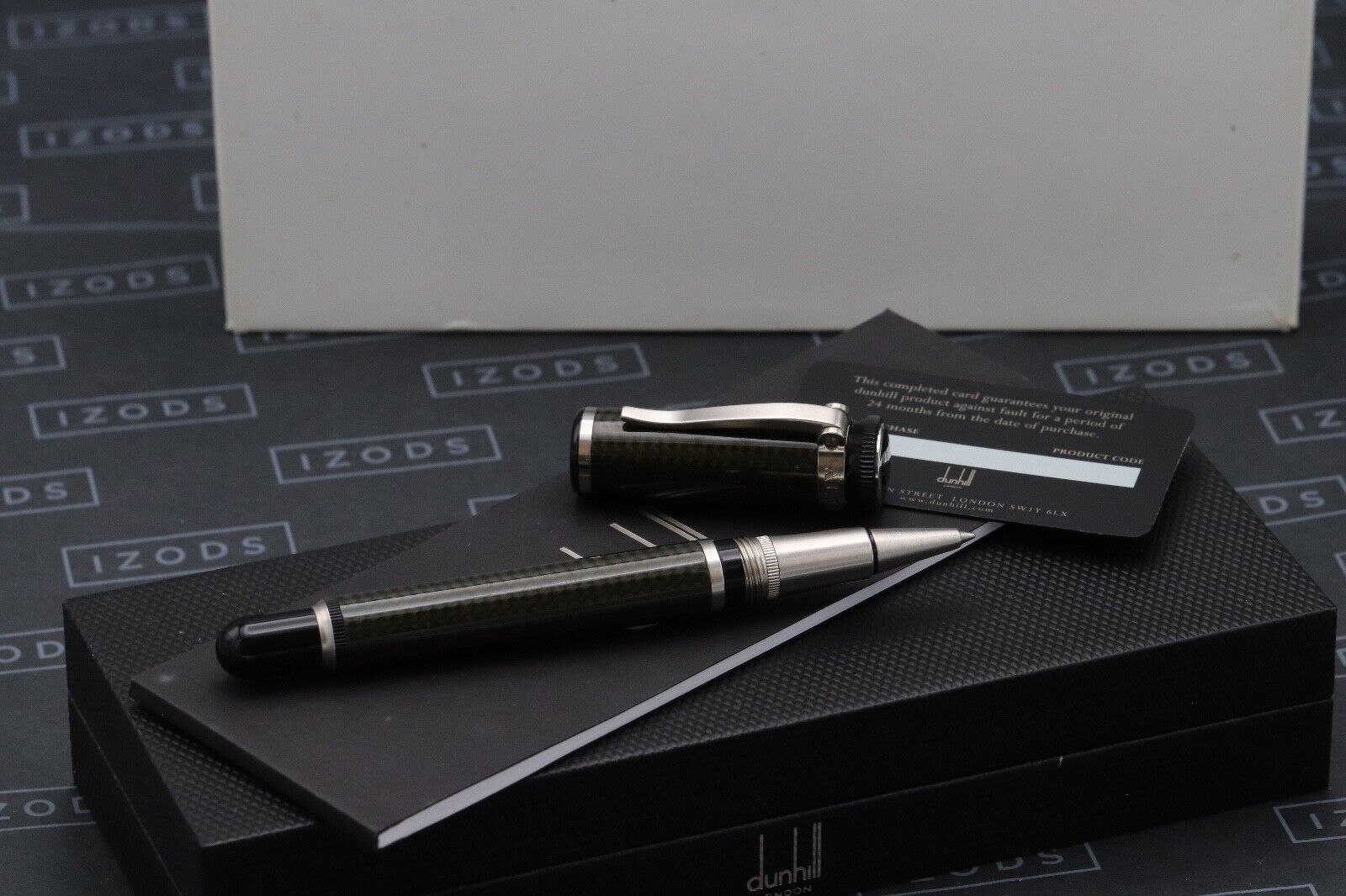 Dunhill Sentryman Carbon Fibre Ballpoint Pen image 0
