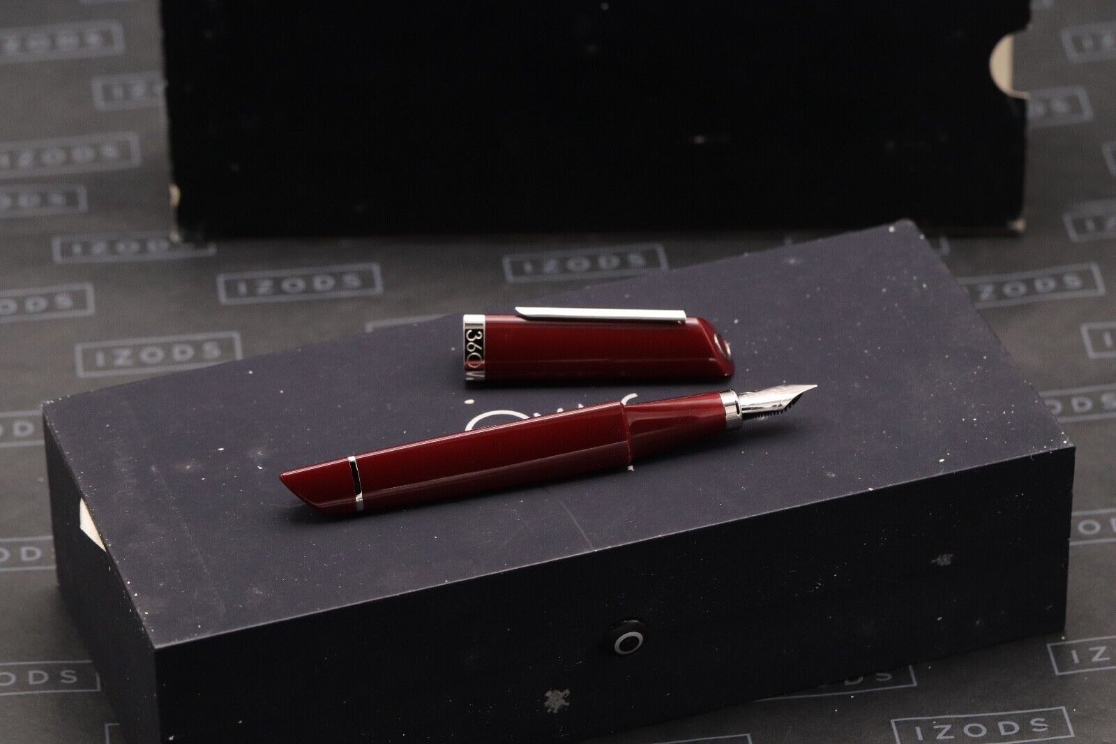Omas 360 'Modern' Bordeaux Fountain Pen - UNUSED image 0