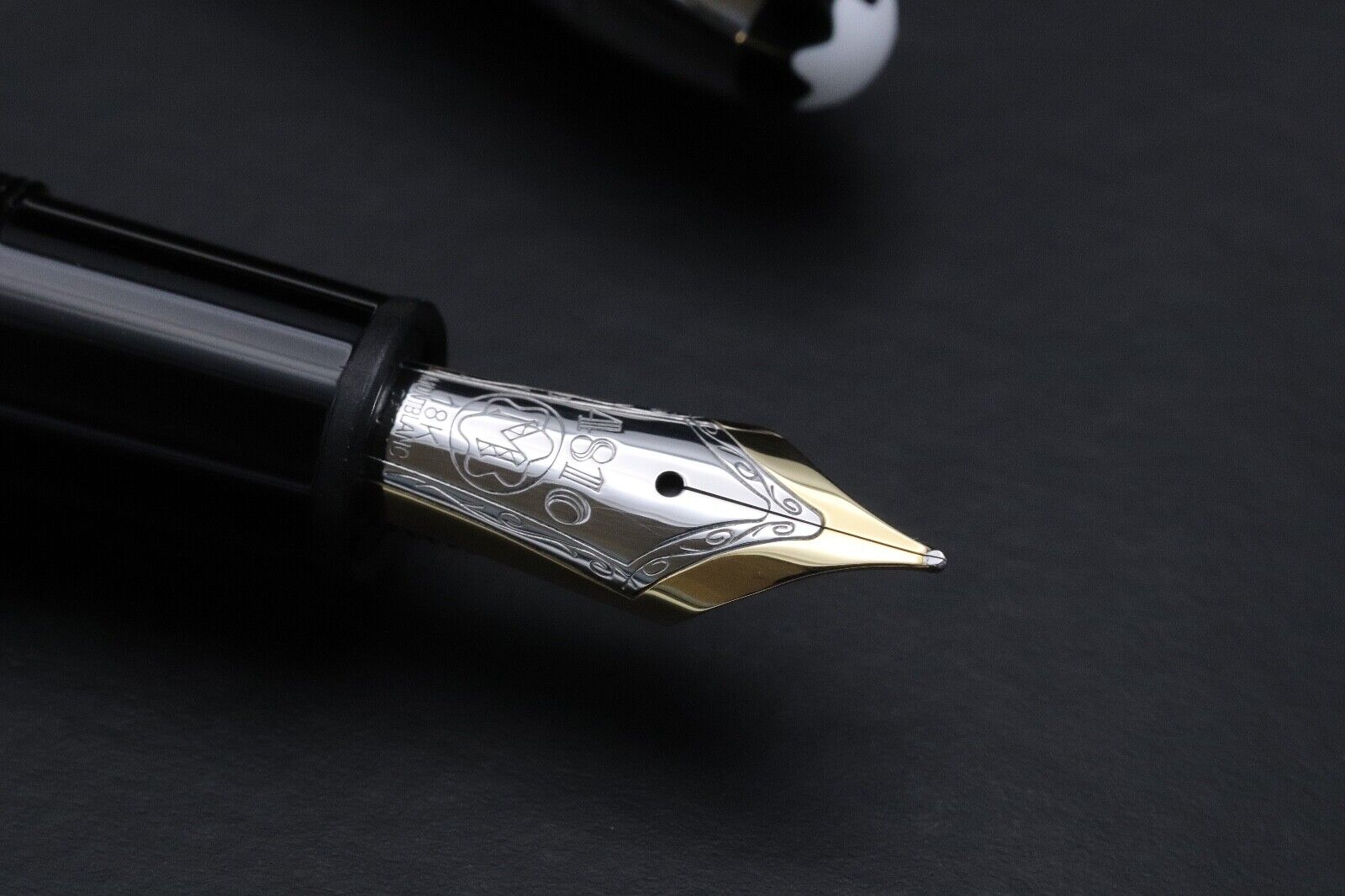 Montblanc Meisterstück 146 LeGrand Stainless Steel Fountain Pen - Serviced by MB image 2