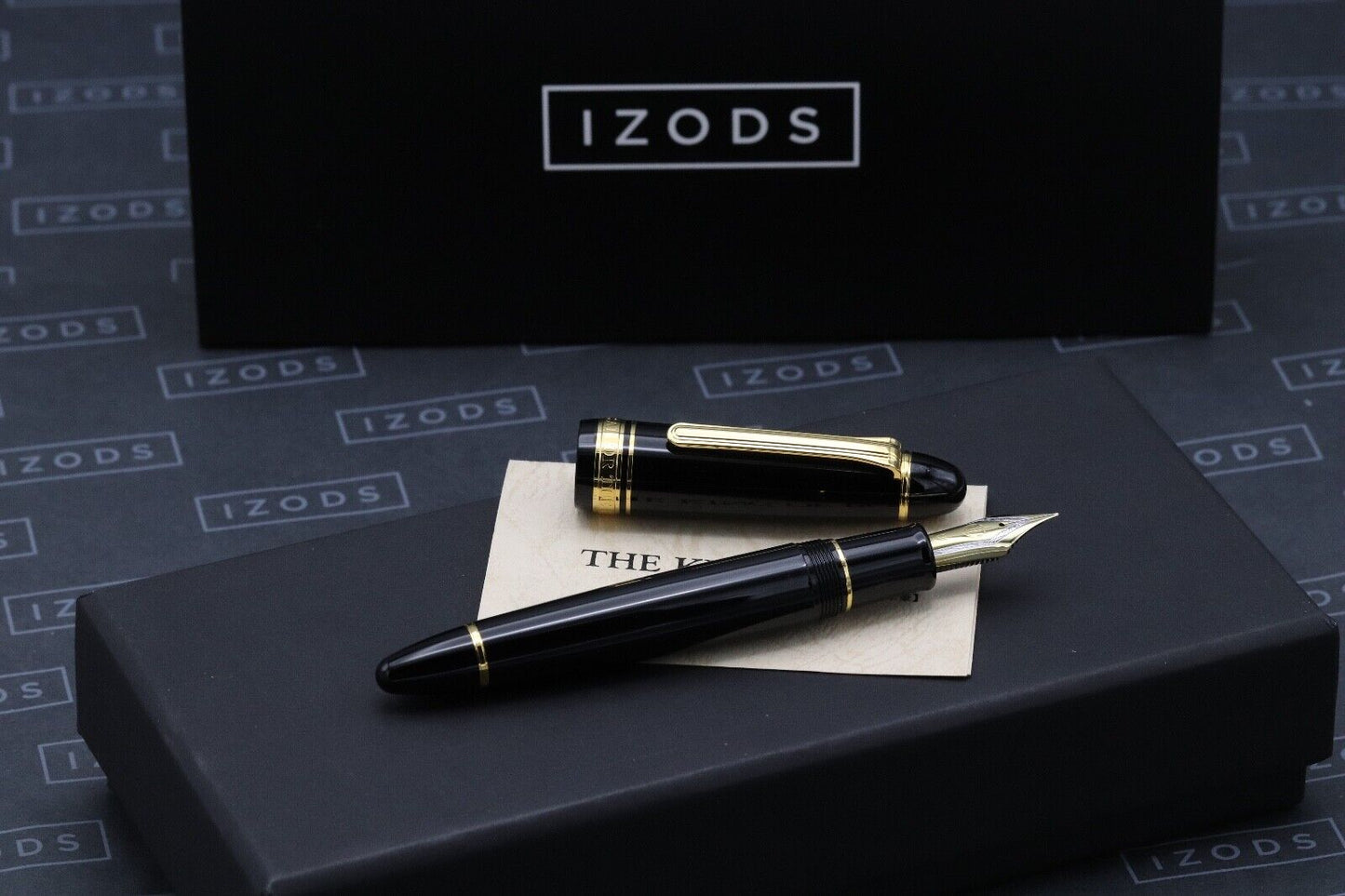 Sailor King of Pen Black Resin GT Fountain Pen - UNUSED image 0