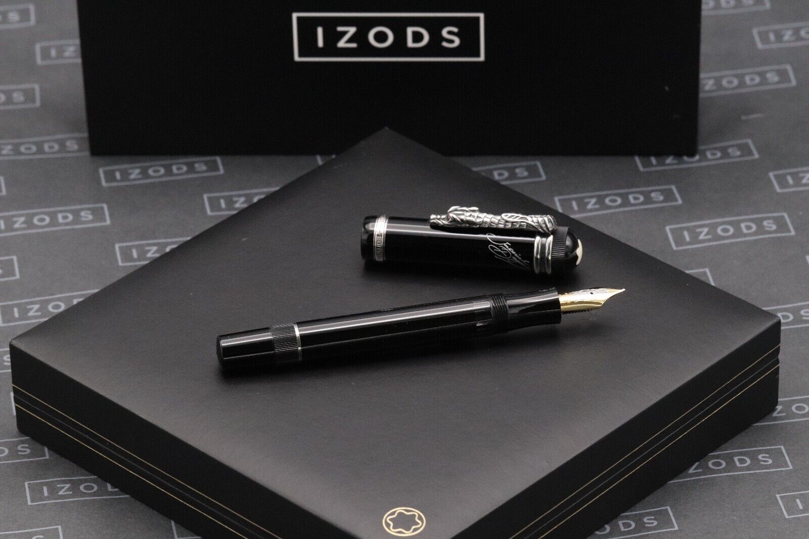 Montblanc Writers Edition Imperial Dragon Fountain Pen - NEVER INKED image 0