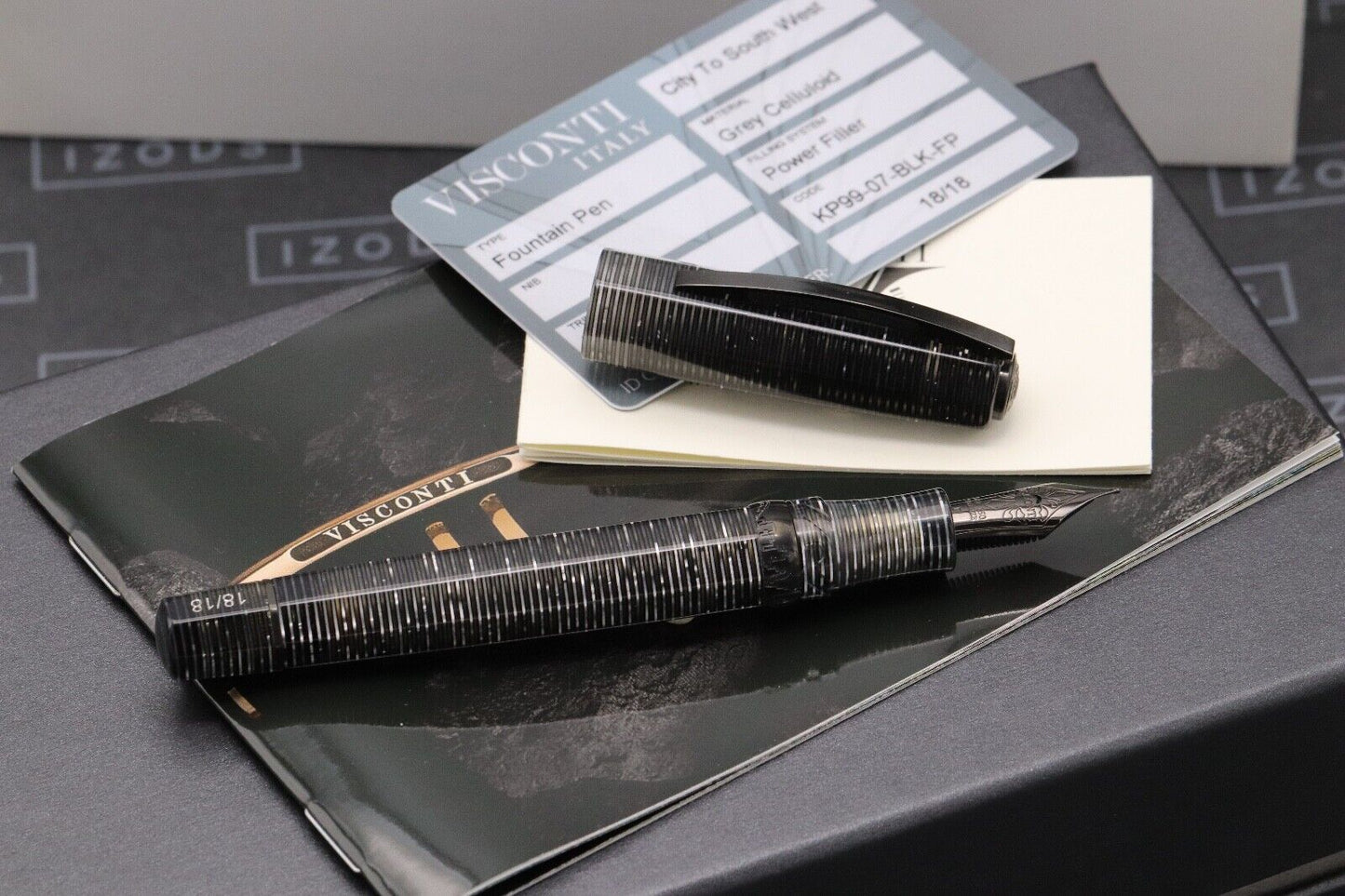 Visconti-Chatterley City Celluloid Black DLC LE18 Fountain Pen image 1