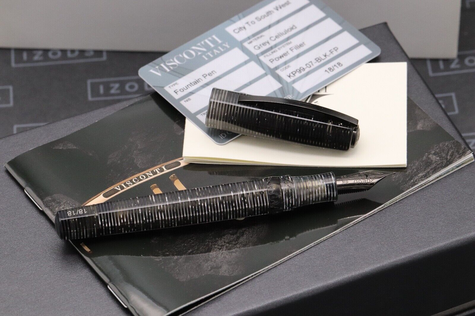 Visconti-Chatterley City Celluloid Black DLC LE18 Fountain Pen image 1