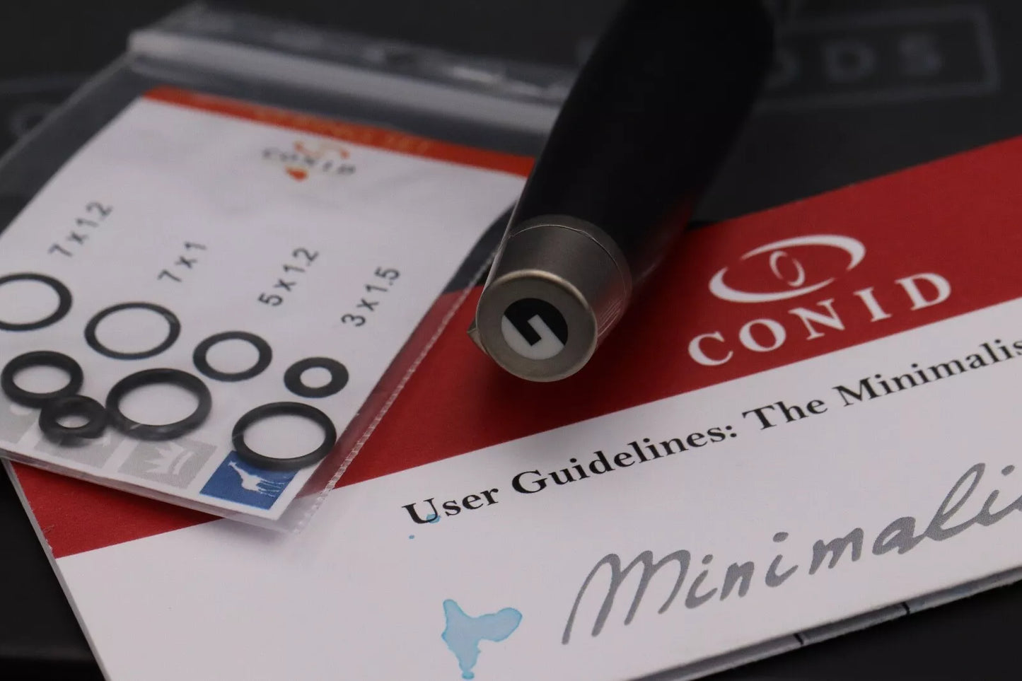 Conid Bulkfiller Minimalistica Demonstrator Fountain Pen - #6 Medium Nib image 7