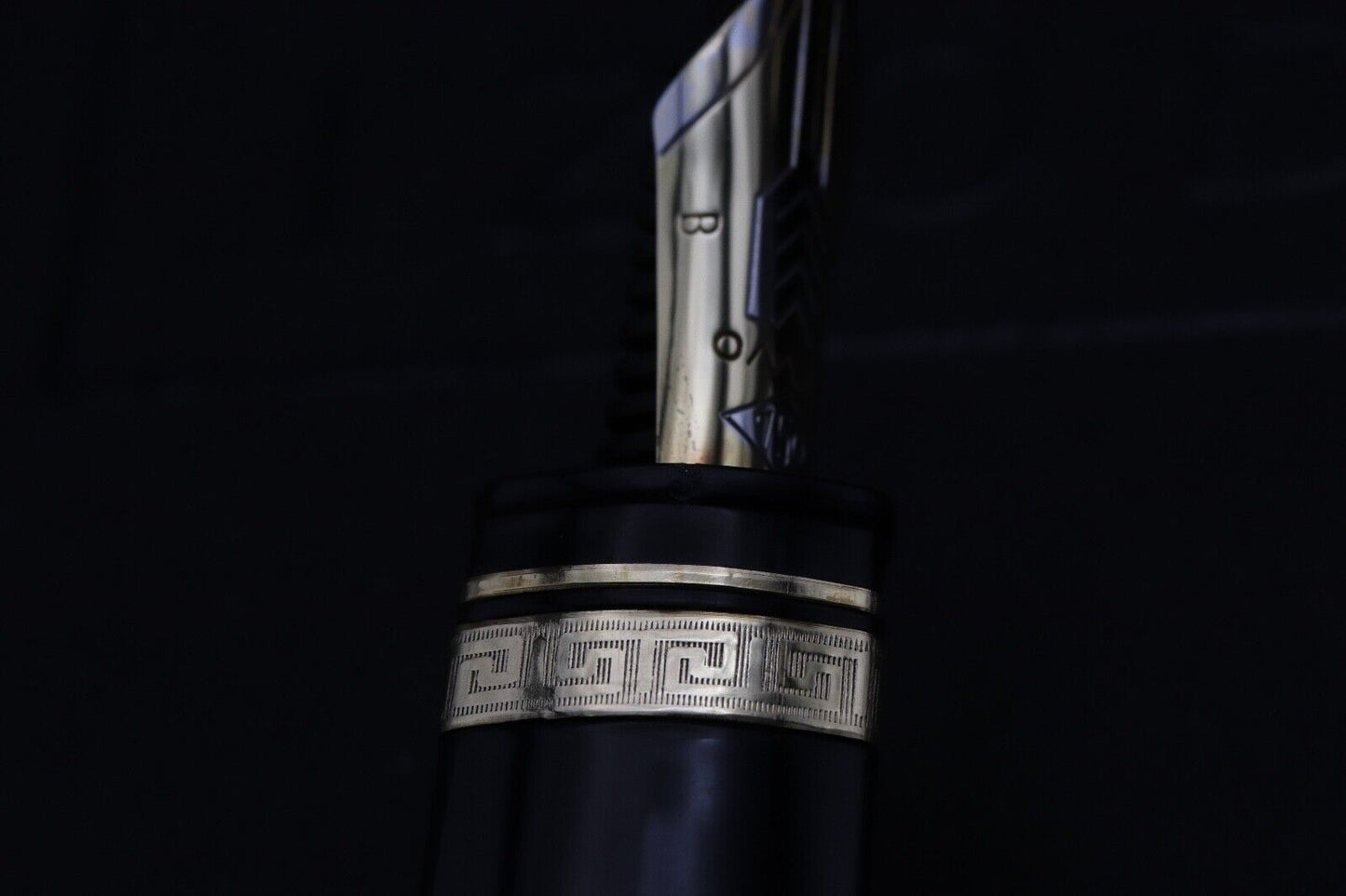 Omas 360 Magnum Black Gold Fountain Pen - Stub Sorowka Nib image 4